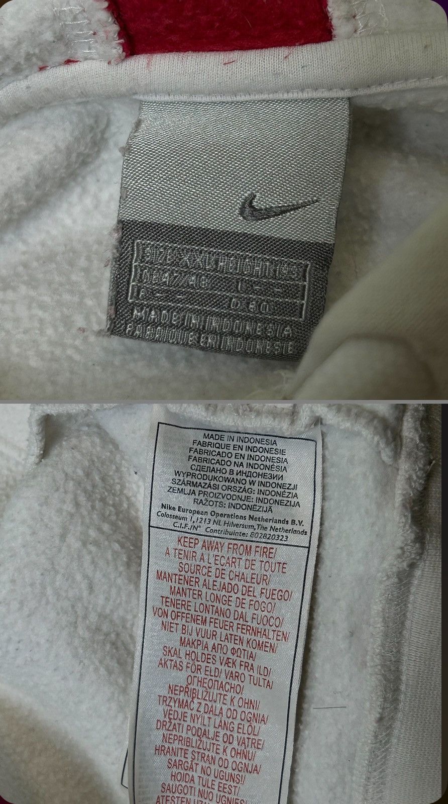 Nike × Vintage Vintage Nike big logo hoodie Size US XXL / EU 58 / 5 - 4 Thumbnail