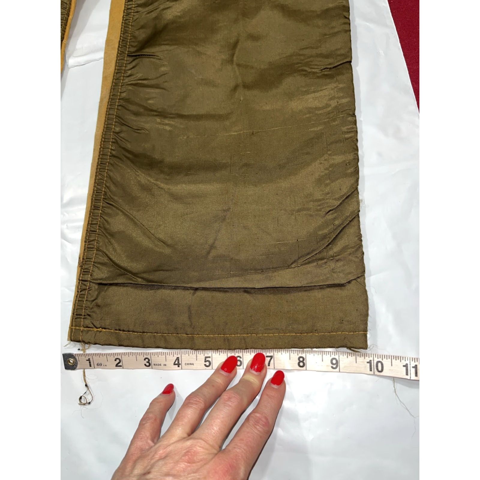 JCPenney VINTAGE JCPenney Hunting Apparel PANTS Tan Brown 34 Canvas Nylon 1970s 5-Pocket Jeans Style Mens Size US 34 / EU 50 - 7 Thumbnail