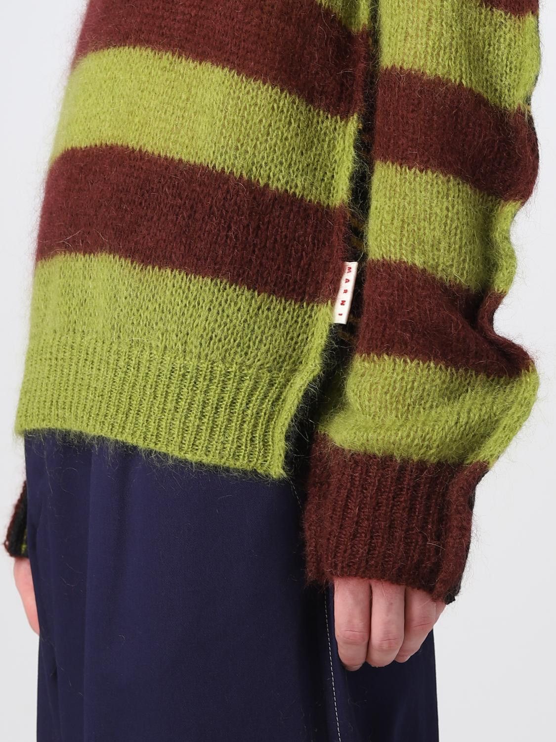 Marni o1mle0126 Double Stripe Sweater in Multicolor Size US M / EU 48-50 / 2 - 5 Thumbnail