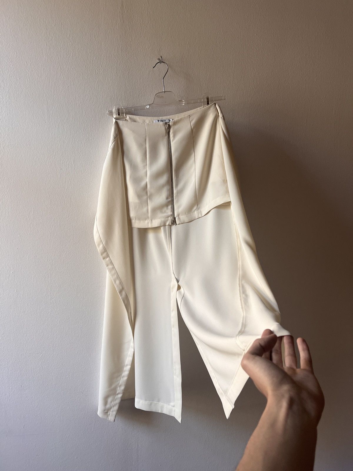 Alexander Wang Alexander Wang White Double Maxi Mini Skirt Size 26" / US 2 / IT 38 - 8 Thumbnail