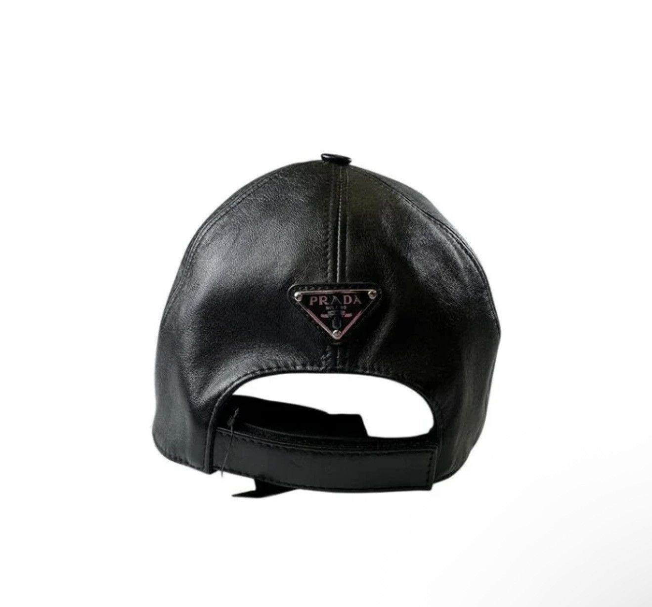 Prada Prada Nappa Leather Baseball Cap Size ONE SIZE - 3 Thumbnail