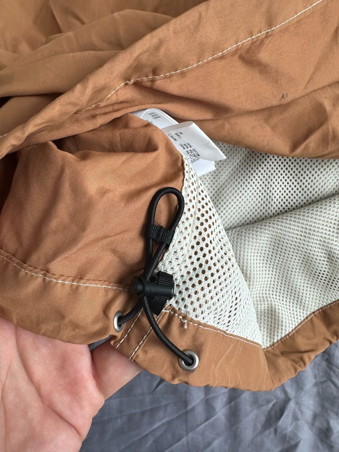 Snow Peak SNOW PEAK LM 23SS Half-Zip Hooded Jacket Khaki L Size US L / EU 52-54 / 3 - 5 Thumbnail