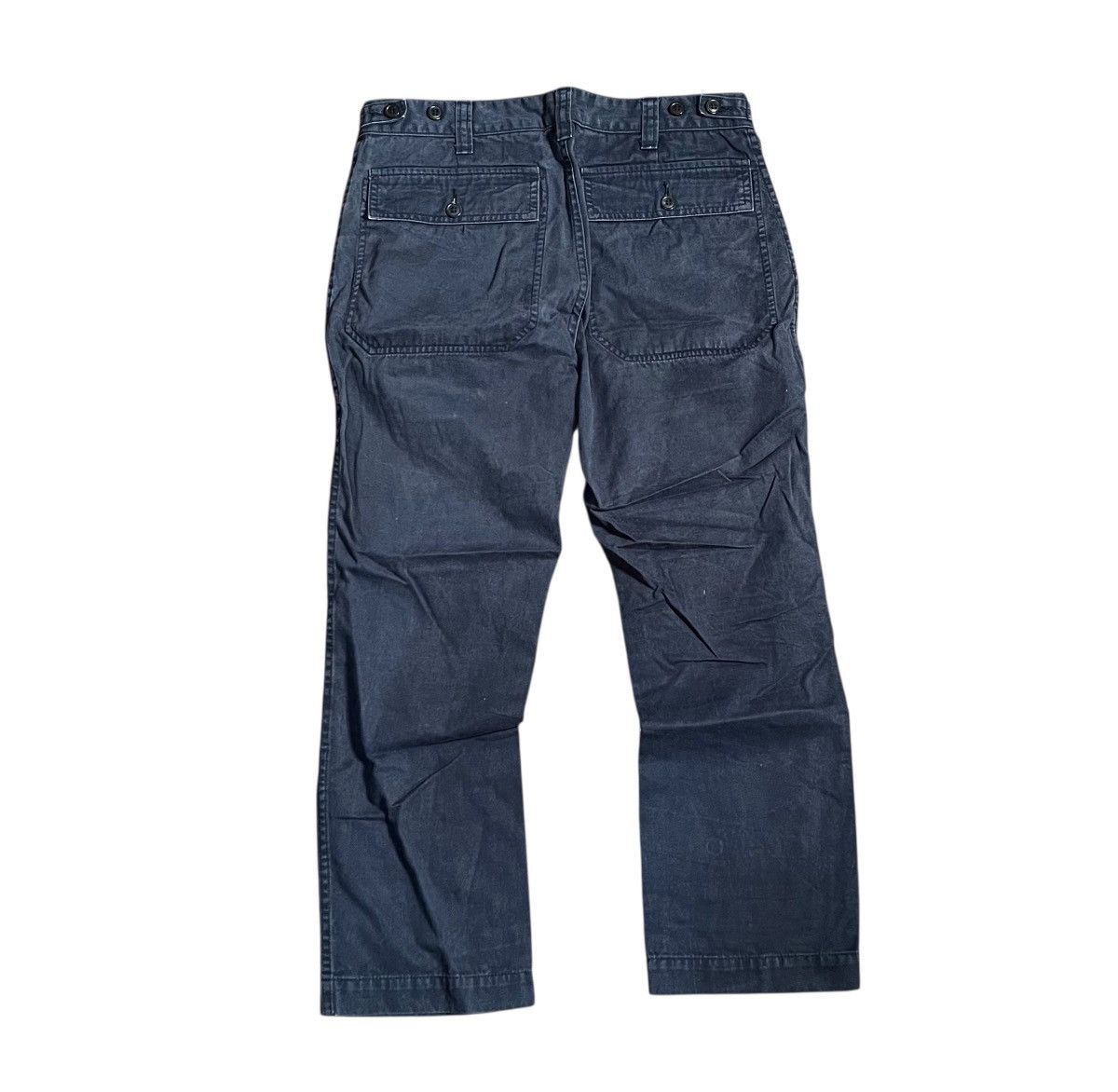 Comme des Garcons Cdg homme AD2012 washed faded dark navy trousers Size US 29 - 5 Thumbnail