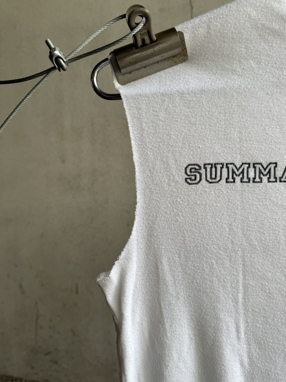 Raf Simons Raf Simons S/S 2000 “sum cumma laude” tank top Size US M / EU 48-50 / 2 - 16 Thumbnail
