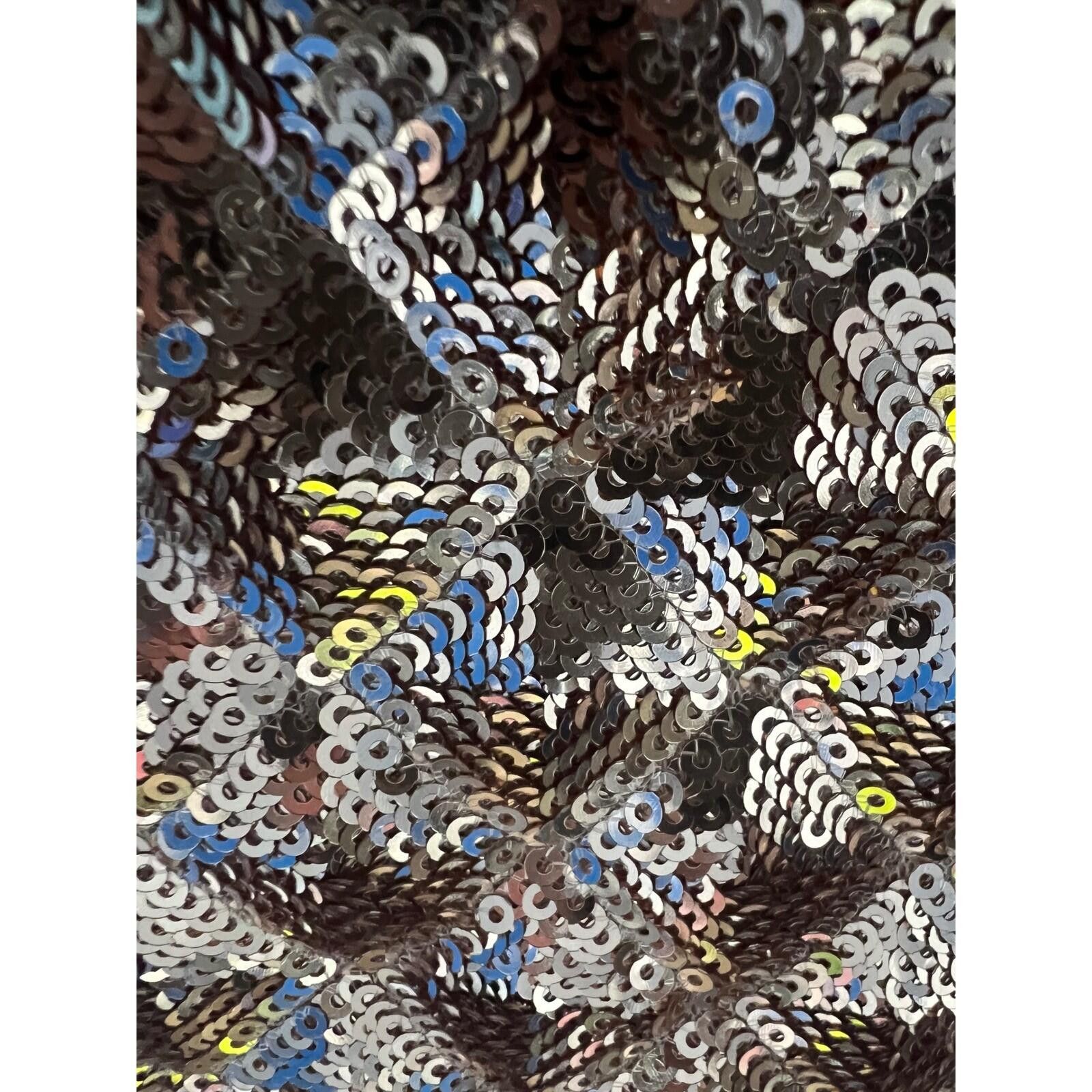 Other She + Sky Rose Gold Sequin Diamond Mini Geometric L Large Size 36" / US 14 / IT 50 - 4 Thumbnail