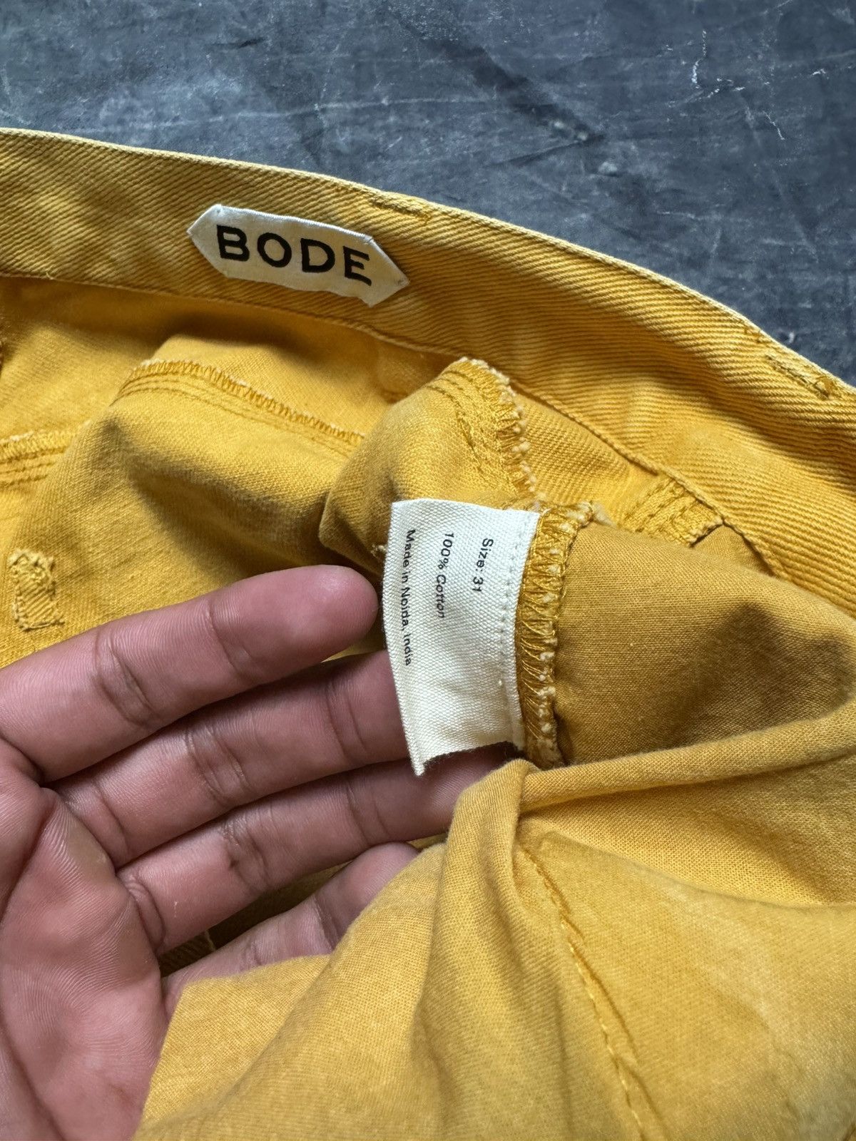 Bode Bode KnollyBrook Trousers in Yellow Size 31 Size US 31 - 13 Thumbnail