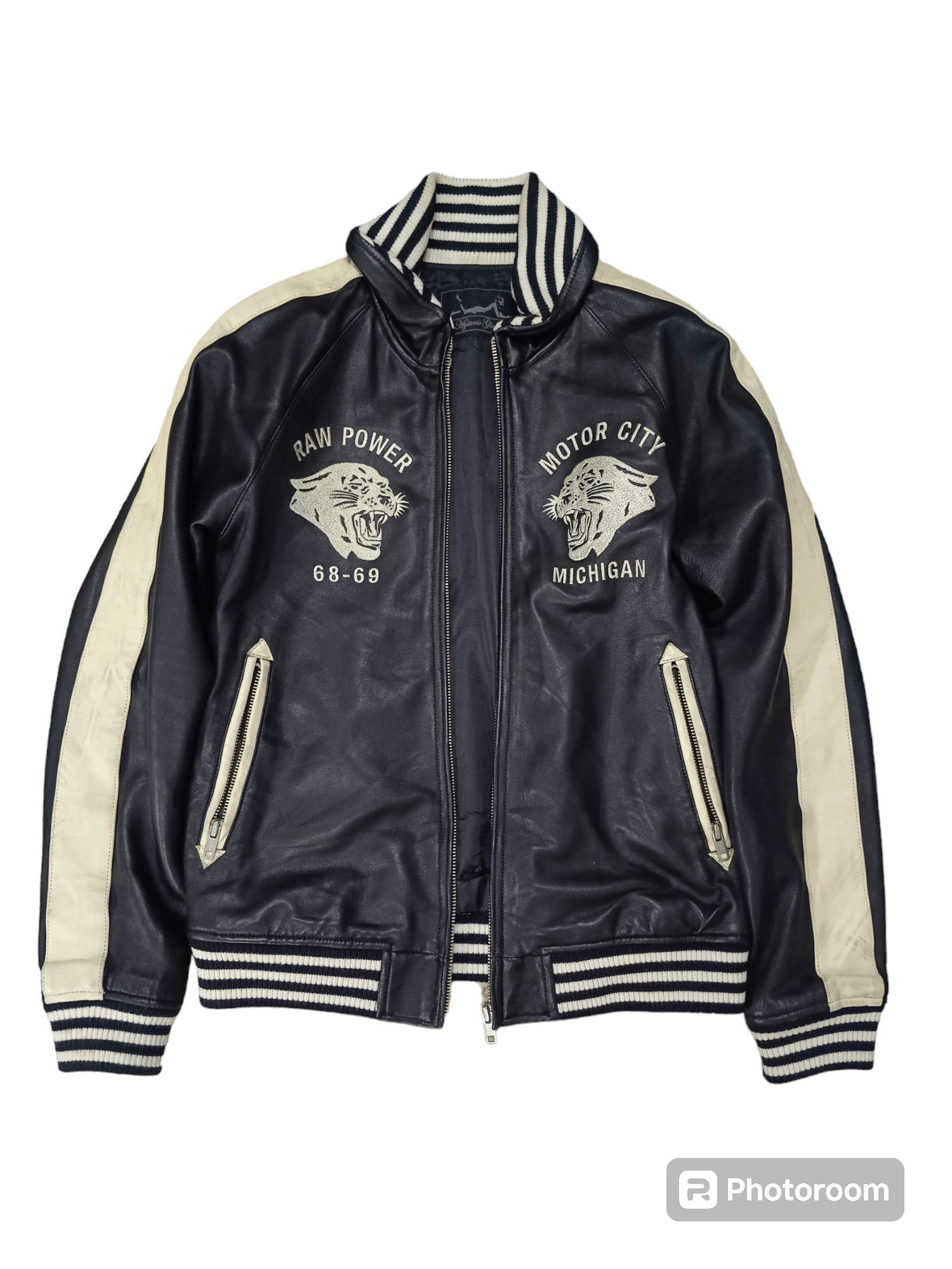 Hysteric Glamour (SAMPLE)VERY RARE🔥HYSTERIC GLAMOUR CALF SKIN LEATHER JACKET Size US XS / EU 42 / 0 - 1 Thumbnail