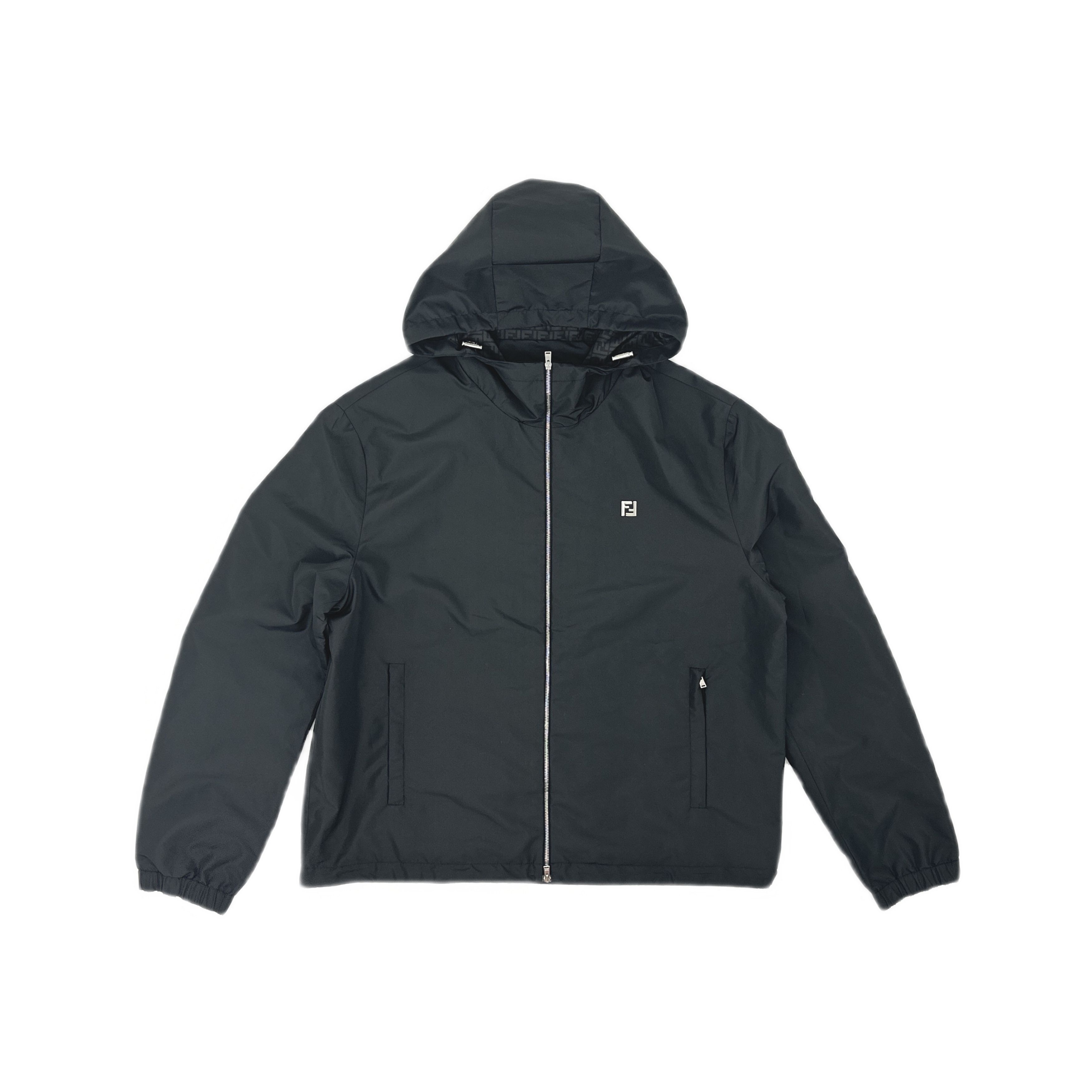 Fendi Fendi Logo Zip-Up Windbreaker Size L Size US L / EU 52-54 / 3 - 1 Thumbnail