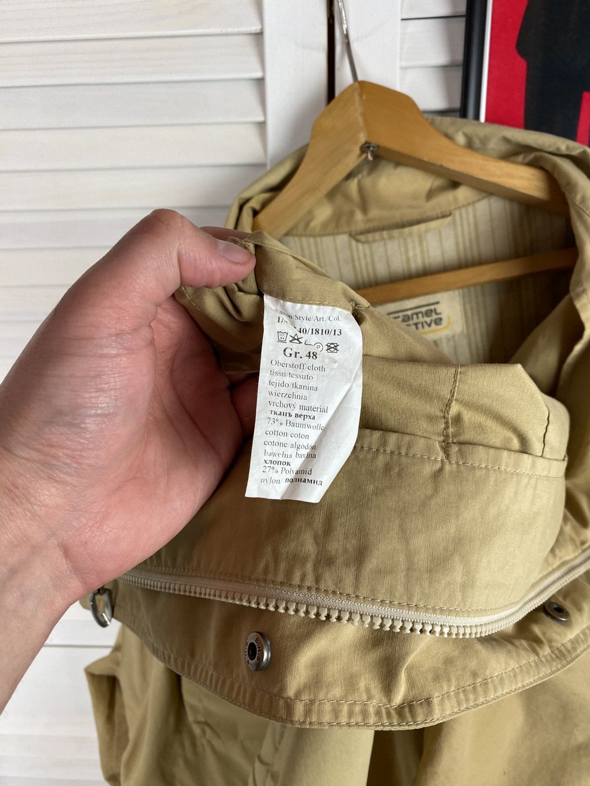 camel active Vintage Bomber Jacket Camel Active Multi-pocket Fishing Y2k Size US L / EU 52-54 / 3 - 10 Thumbnail