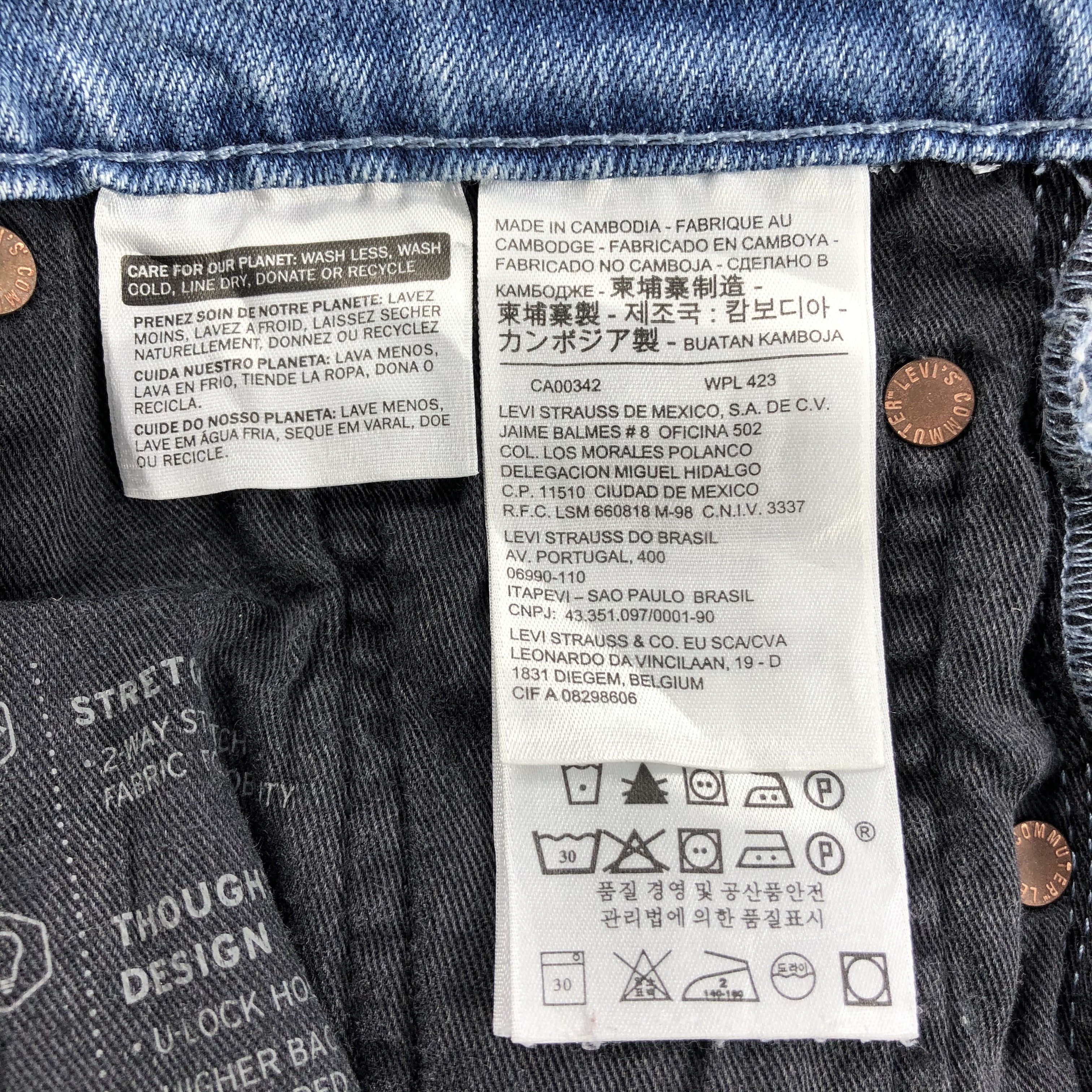 Levi's Vintage Levis 252 Jeans Light Washed Denim KJ469 Size US 29 - 9 Thumbnail