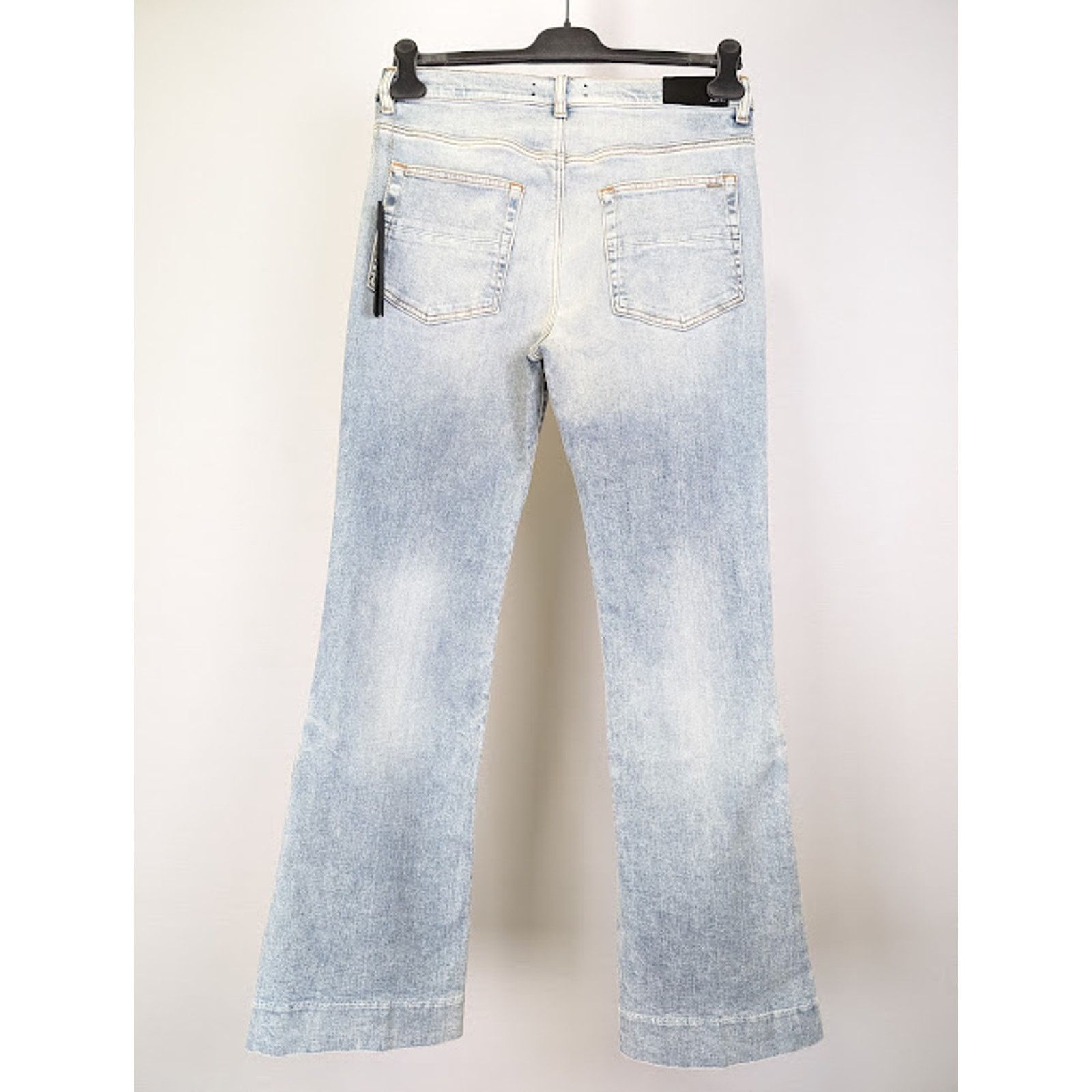 Amiri o1rshd1 Stack Flare Jeans in Stone Indigo Size US 31 - 11 Thumbnail
