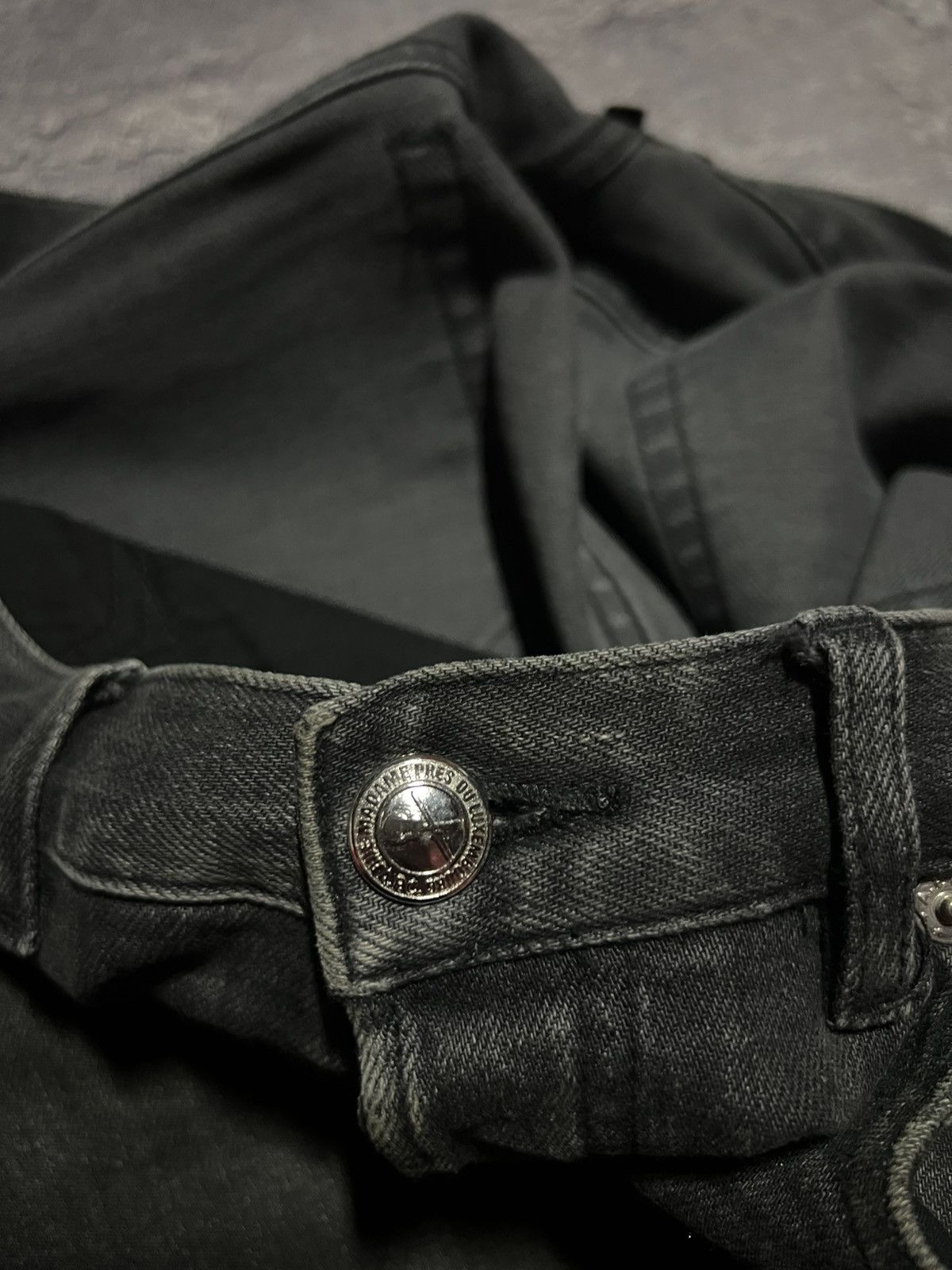 A.P.C. Vintage A.P.C Washed Black Denim Pants Jeans Streetwear Size US 33 - 7 Thumbnail