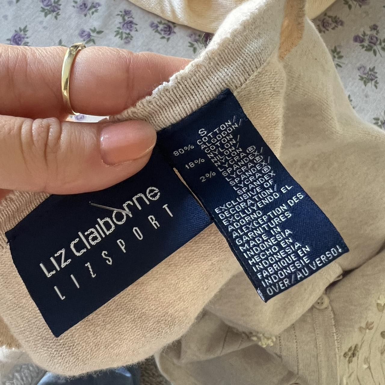 Vintage Vtg Liz Claiborne cardigan NWT Size S / US 4 / IT 40 - 6 Thumbnail