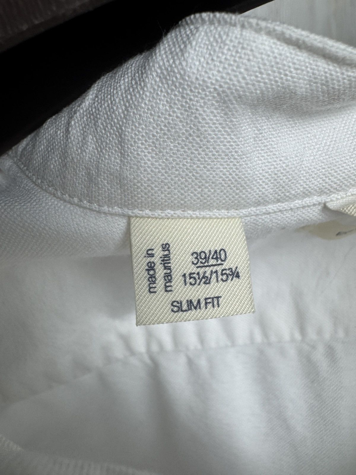 Suitsupply Suitsupply white half button collarless slim fit shirt Size US M / EU 48-50 / 2 - 11 Thumbnail