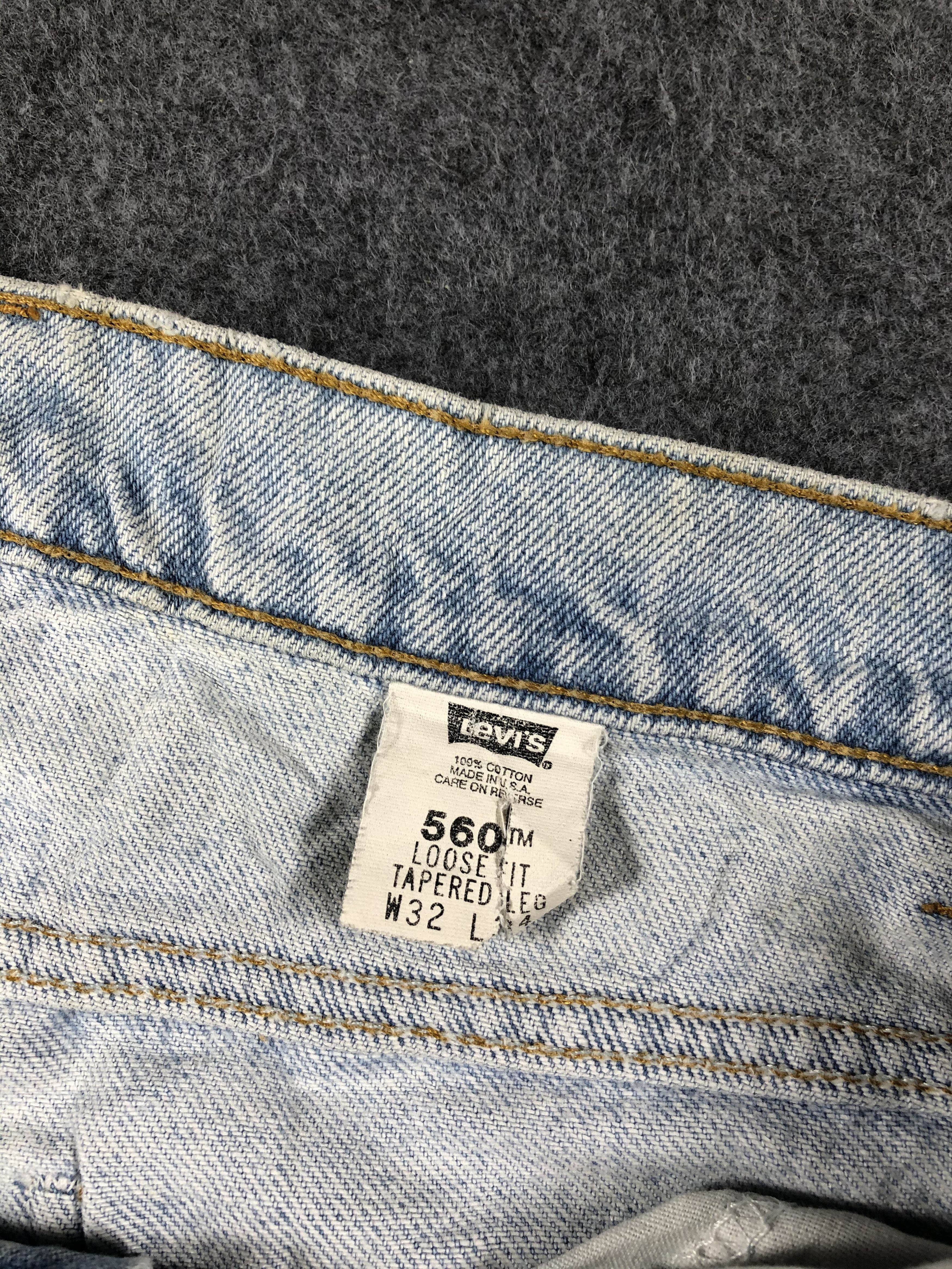 Levi's Vintage Levis Jeans 560 Orange Tab-JM642 Size US 32 / EU 48 - 8 Thumbnail
