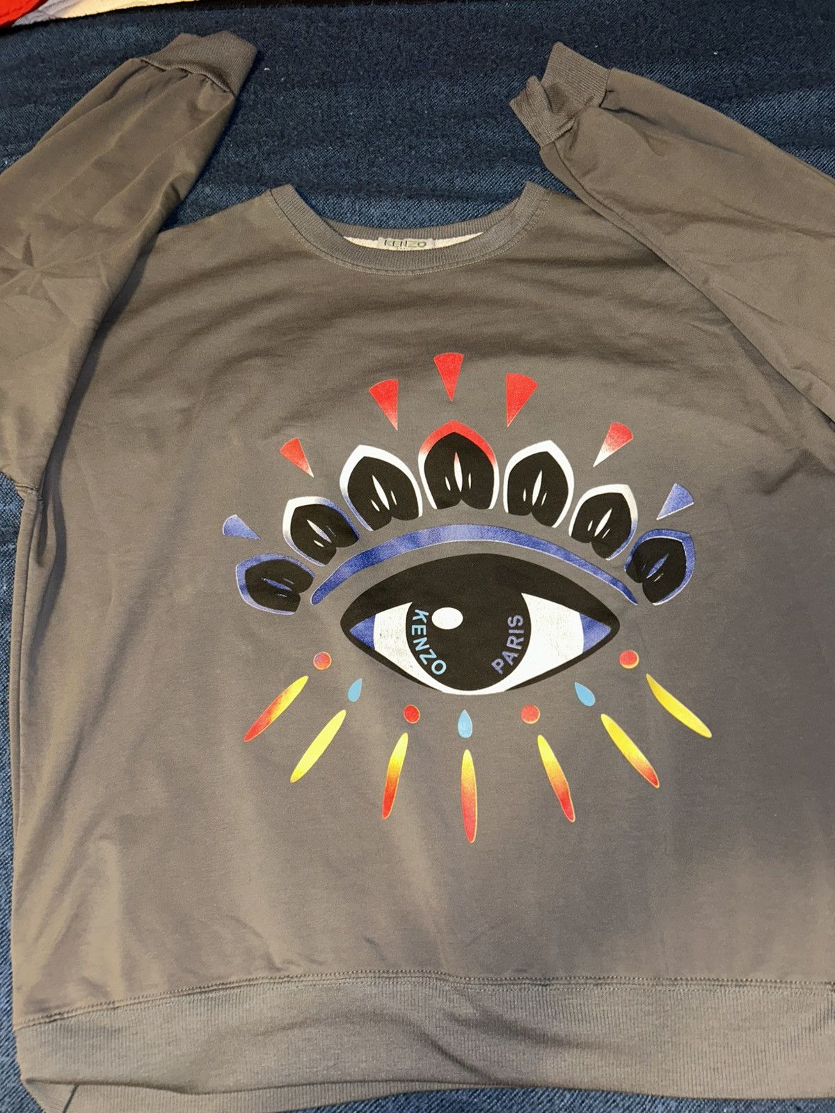 Kenzo Kenzo Paris Gray Sweatshirt Size Large Size US L / EU 52-54 / 3 - 2 Thumbnail