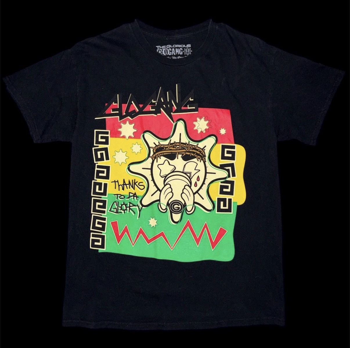 Glo Gang GLO GANG “THANKS TO DA GLORY” SUN LOGO TEE SHIRT Size US M / EU 48-50 / 2 - 1 Thumbnail