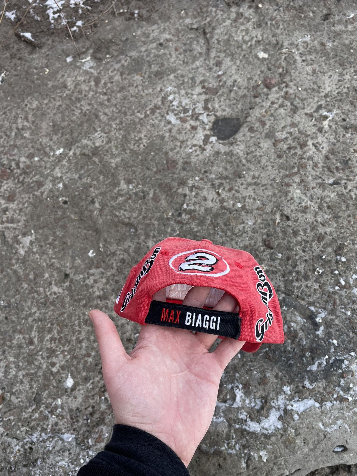 Yamaha Vintage Yamaha Max Biaggi Grand Prix Racing Hat Cap Size ONE SIZE - 5 Thumbnail