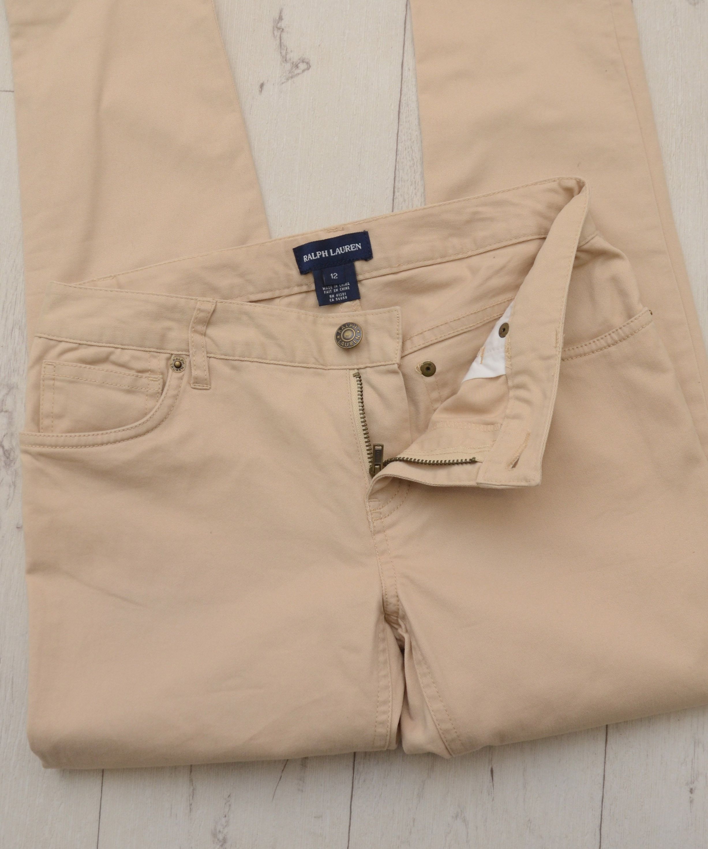 Polo Ralph Lauren × Ralph Lauren Vintage Polo Ralph Lauren Slim Chino Pants Big Pony Pink Size 24" / US 00 / IT 34 - 9 Thumbnail
