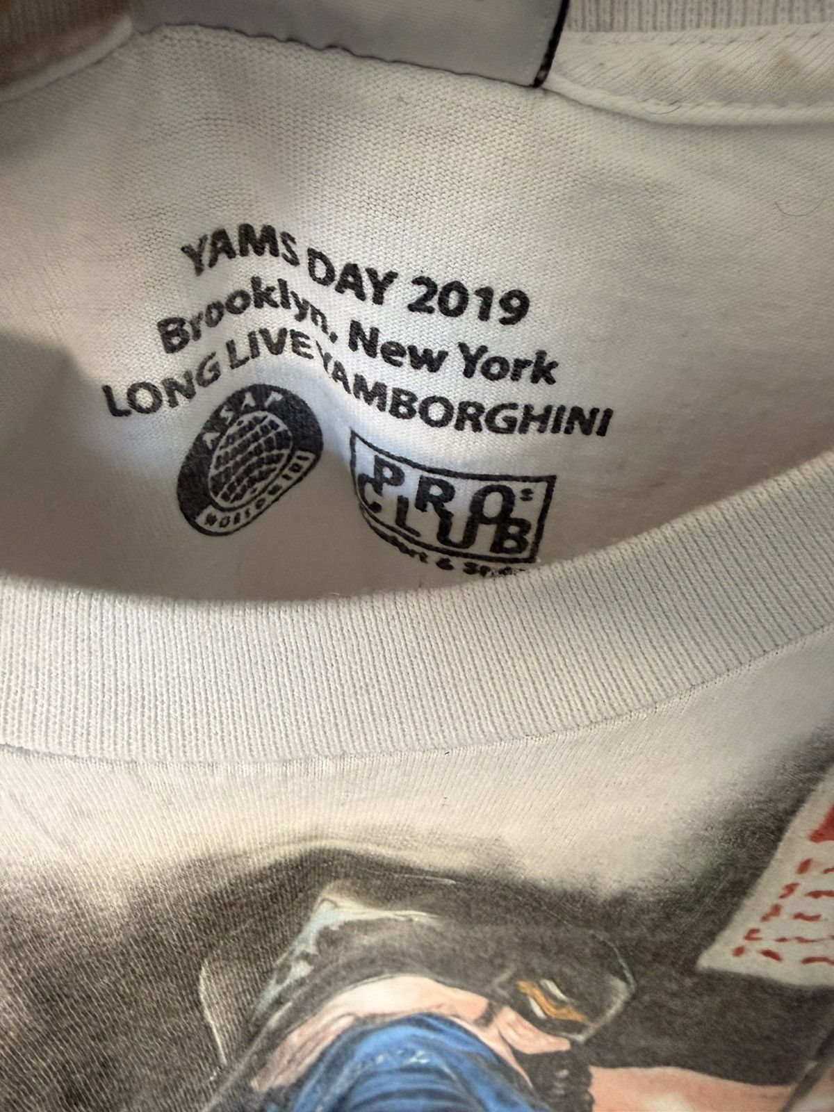 Vintage RARE 2019 asap yams memorial shirt Size US M / EU 48-50 / 2 - 3 Thumbnail