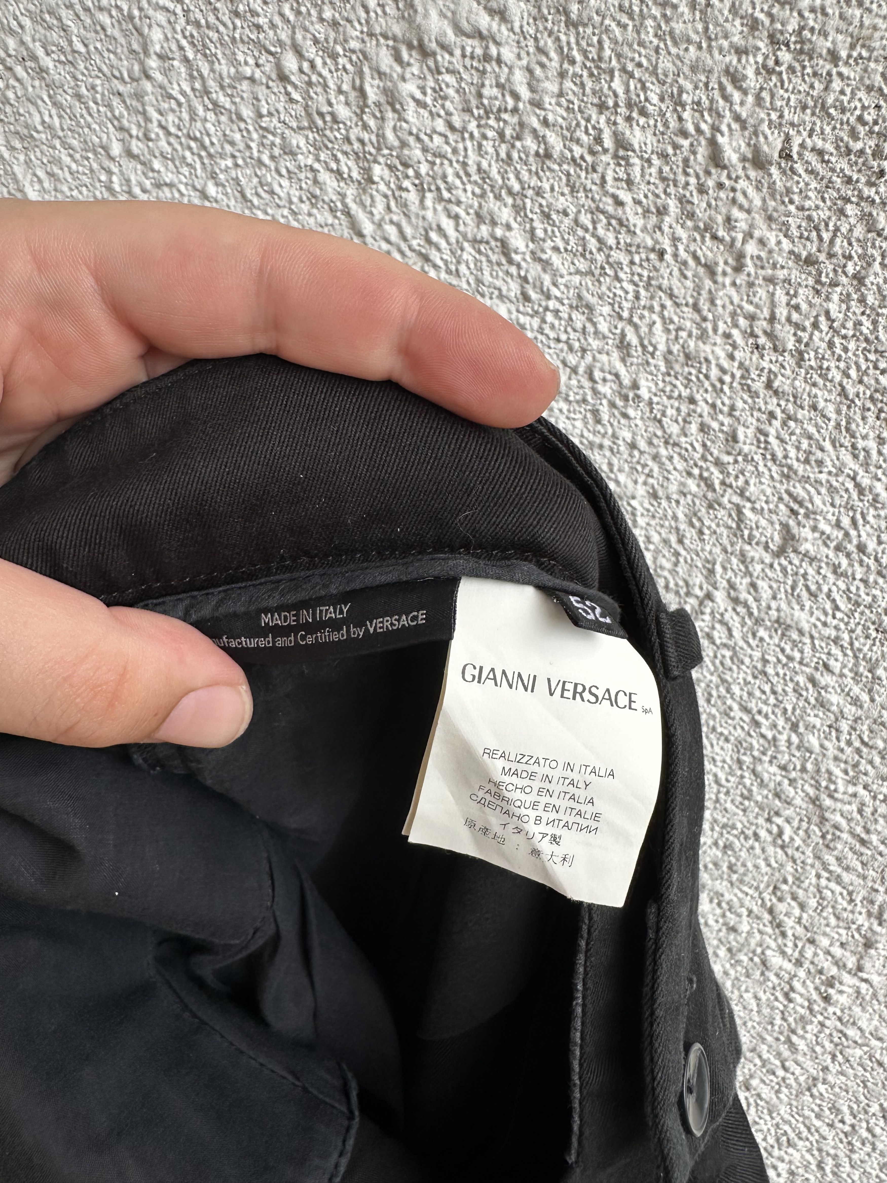 Versace mainline leather trim pant Size US 36 / EU 52 - 6 Thumbnail