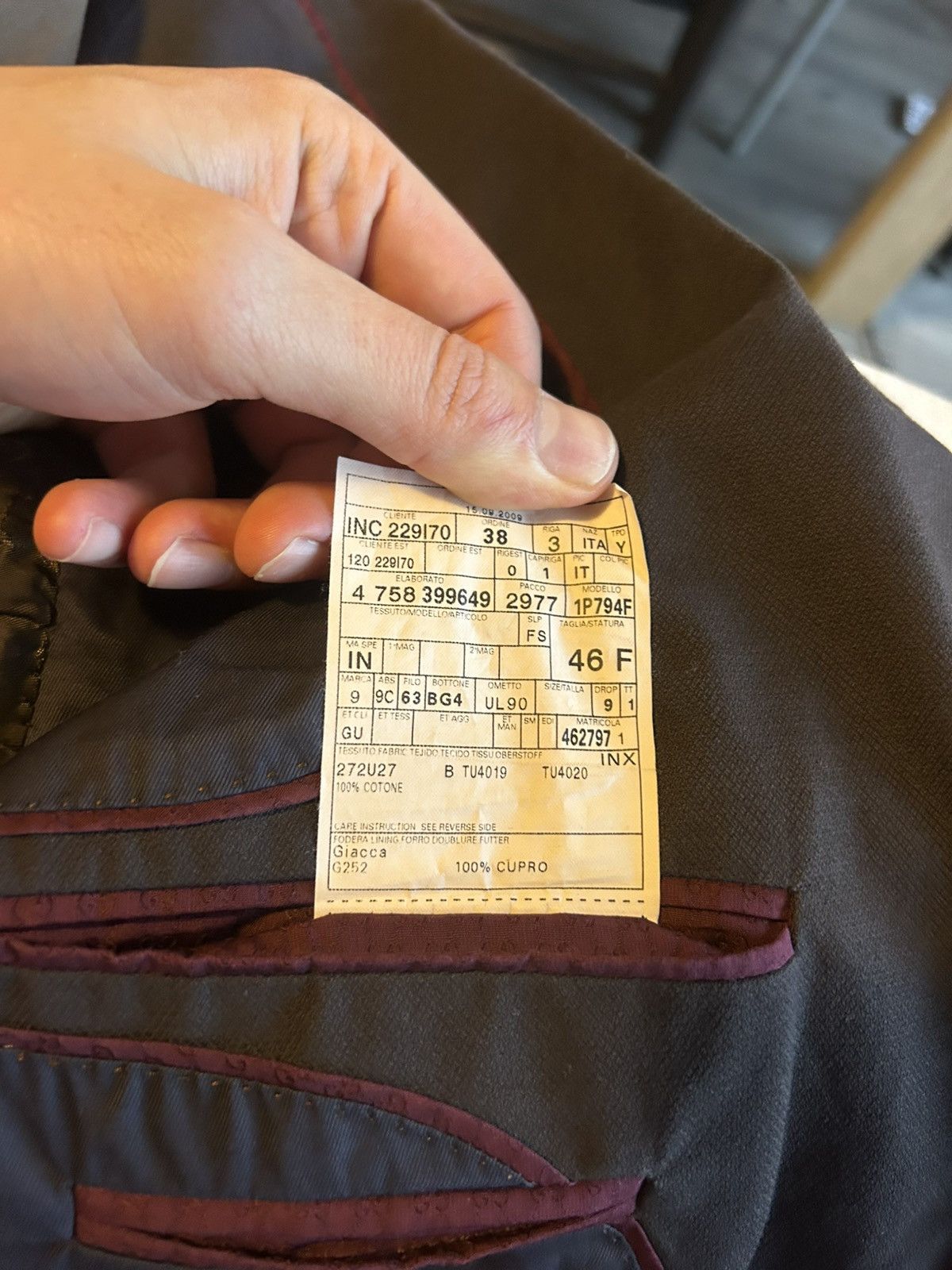 Gucci Gucci Blazer with Monogram Lining Size US S / EU 44-46 / 1 - 10 Thumbnail