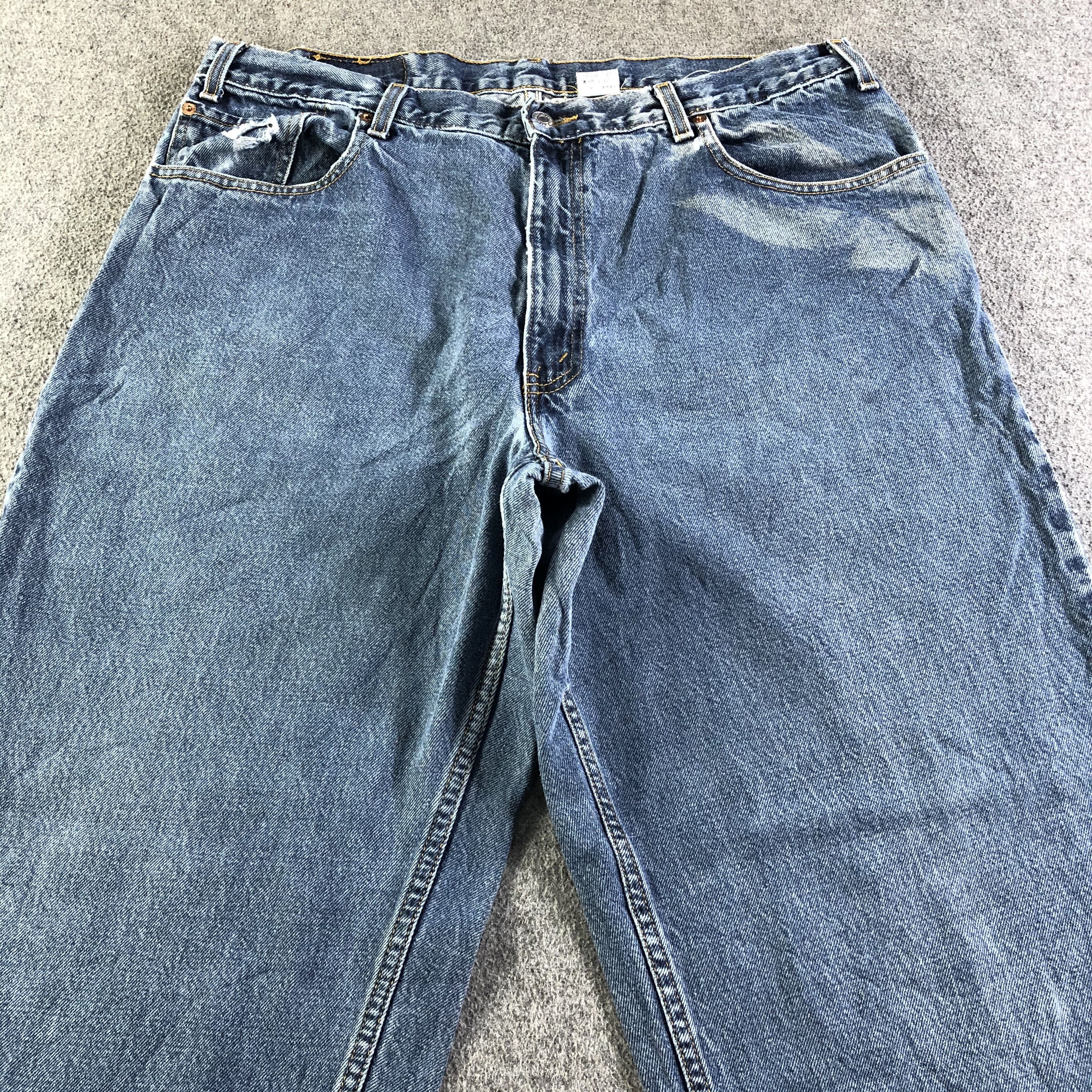 Levi's Vintage 90s Blue Wash Levis 560 Jeans-J4386 Size US 37 - 3 Thumbnail