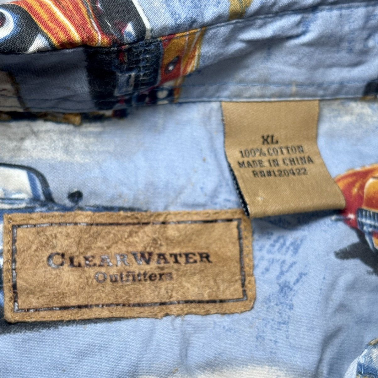 Clearwater Outfitters Clearwater Outfitters Button Front Shirt Size XL Hawaiian Size US XL / EU 56 / 4 - 2 Thumbnail