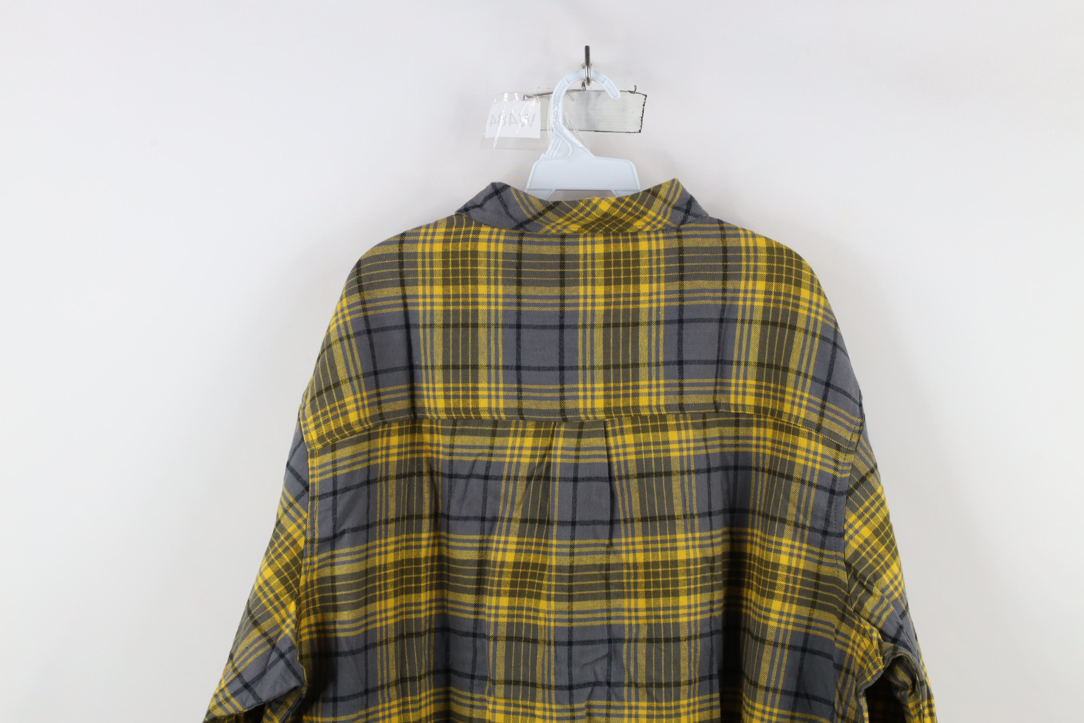 Vintage Deadstock Vintage Y2K Streetwear Button Down Shirt Plaid Size US XXL / EU 58 / 5 - 13 Thumbnail
