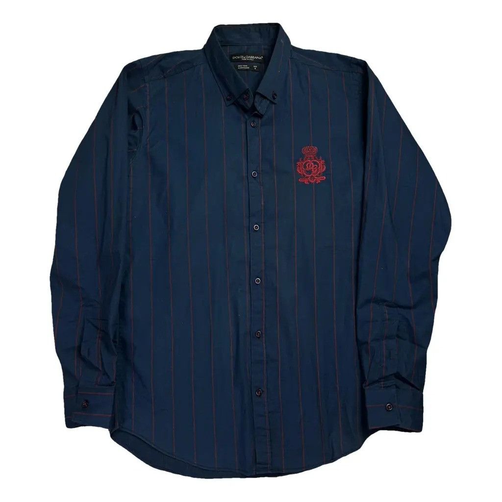 Dolce & Gabbana Dolce Gabbana Shirt Navy Size M Size US M / EU 48-50 / 2 - 1 Thumbnail