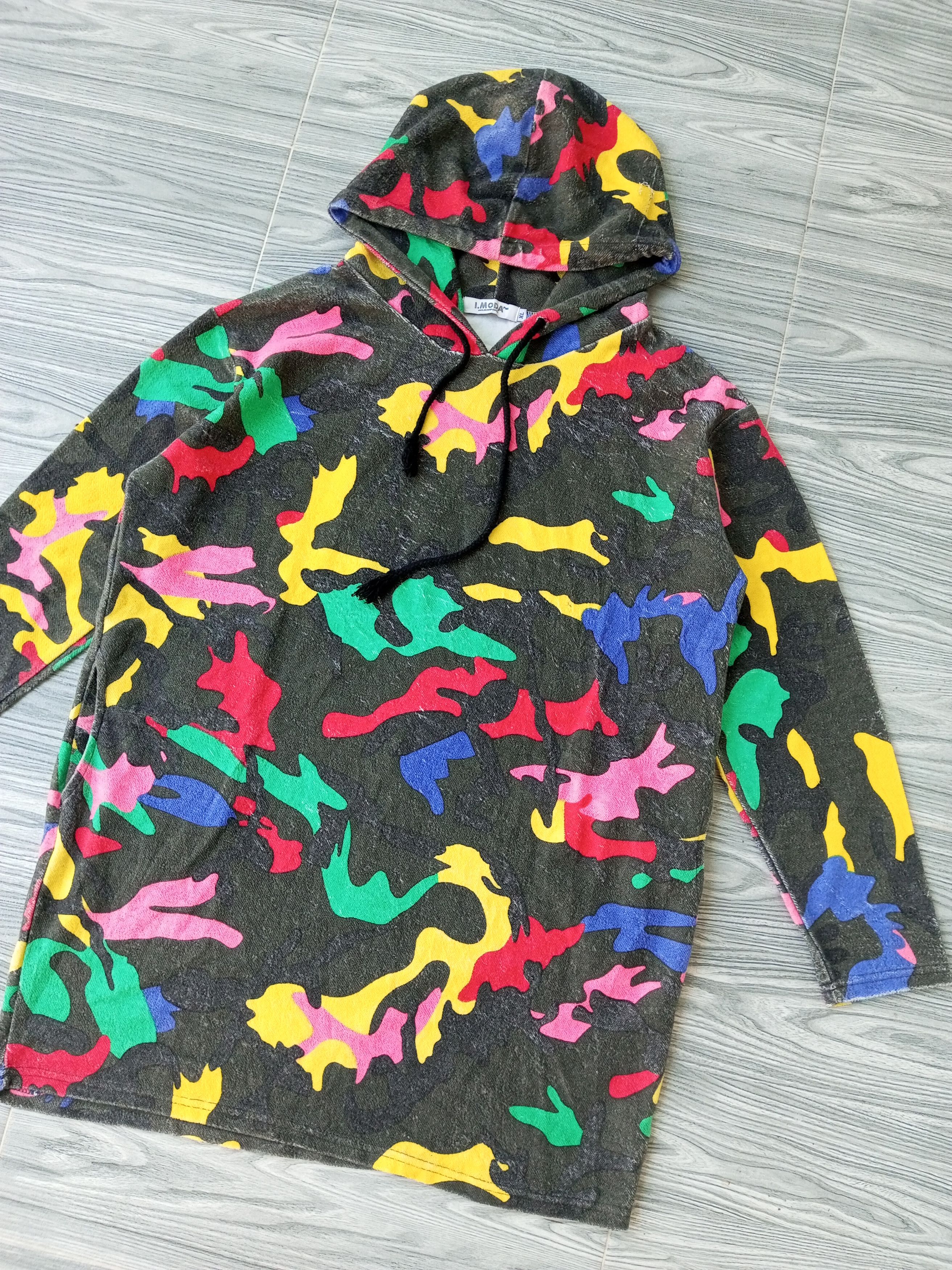 Hysteric Glamour × Japanese Brand × Vintage Imoda Japanesebrand Multicolour Jacket Hoodie Size US XL / EU 56 / 4 - 2 Thumbnail