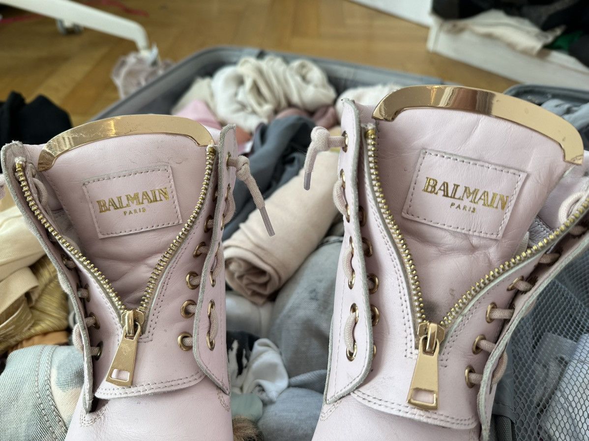 Balmain Balmain pastel pink 'timbs' Size US 8 / IT 38 - 6 Thumbnail