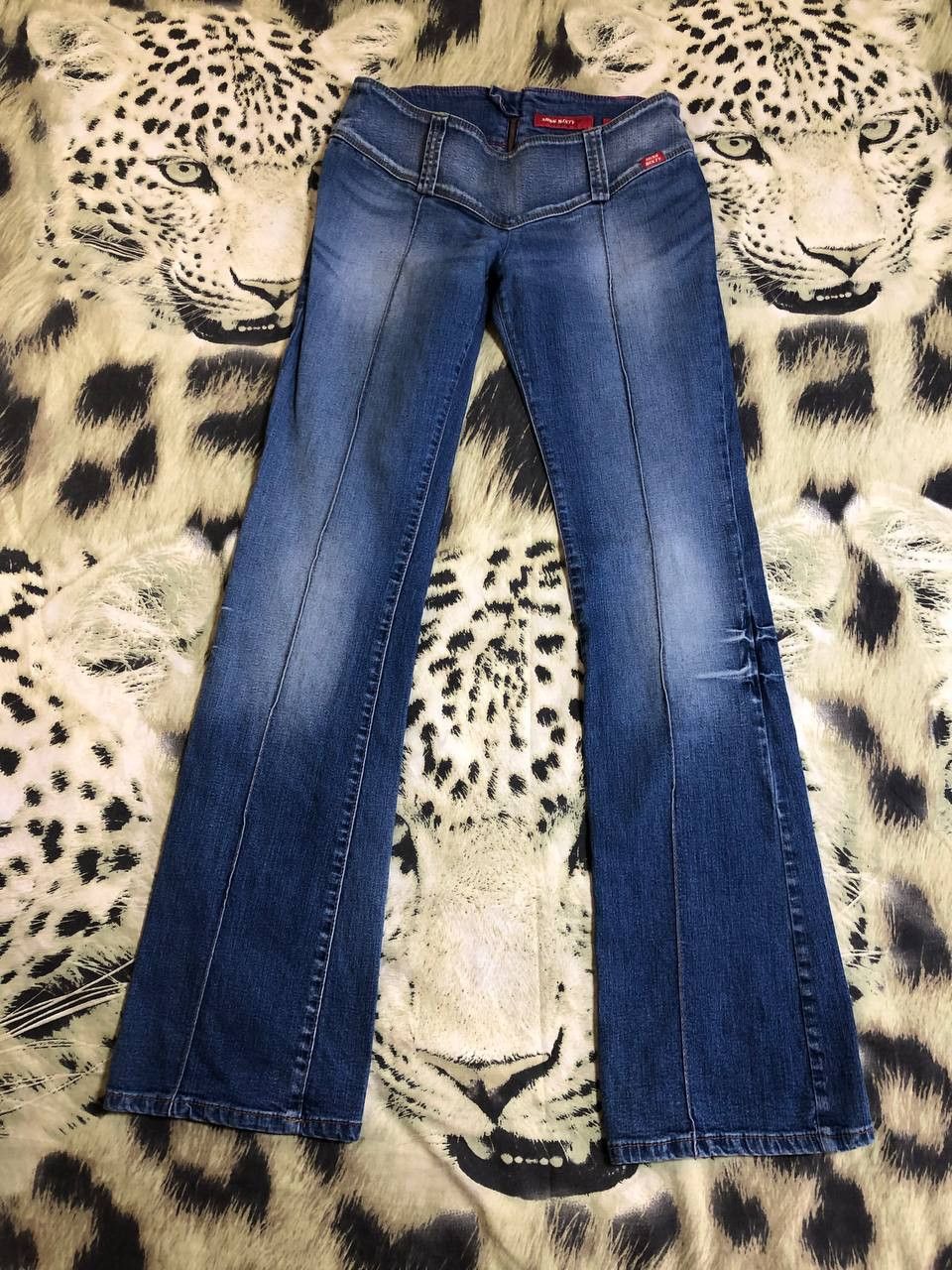 Miss Sixty Vintage Y2K Low Rise Flare Jeans Miss Sixty Collection Italy Size 31" - 21 Thumbnail