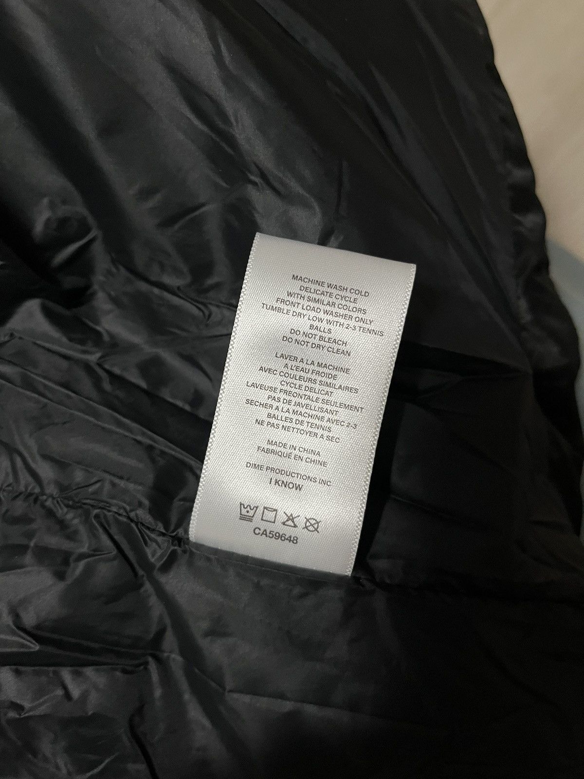 Dime Dime Wavy Puffer Smoke Black Size US L / EU 52-54 / 3 - 20 Thumbnail