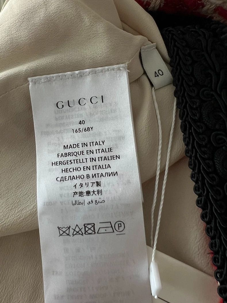Gucci Gucci Logo buckled tweed color-blocked wool A-shaped skirt Size 26" / US 2 / IT 38 - 3 Thumbnail