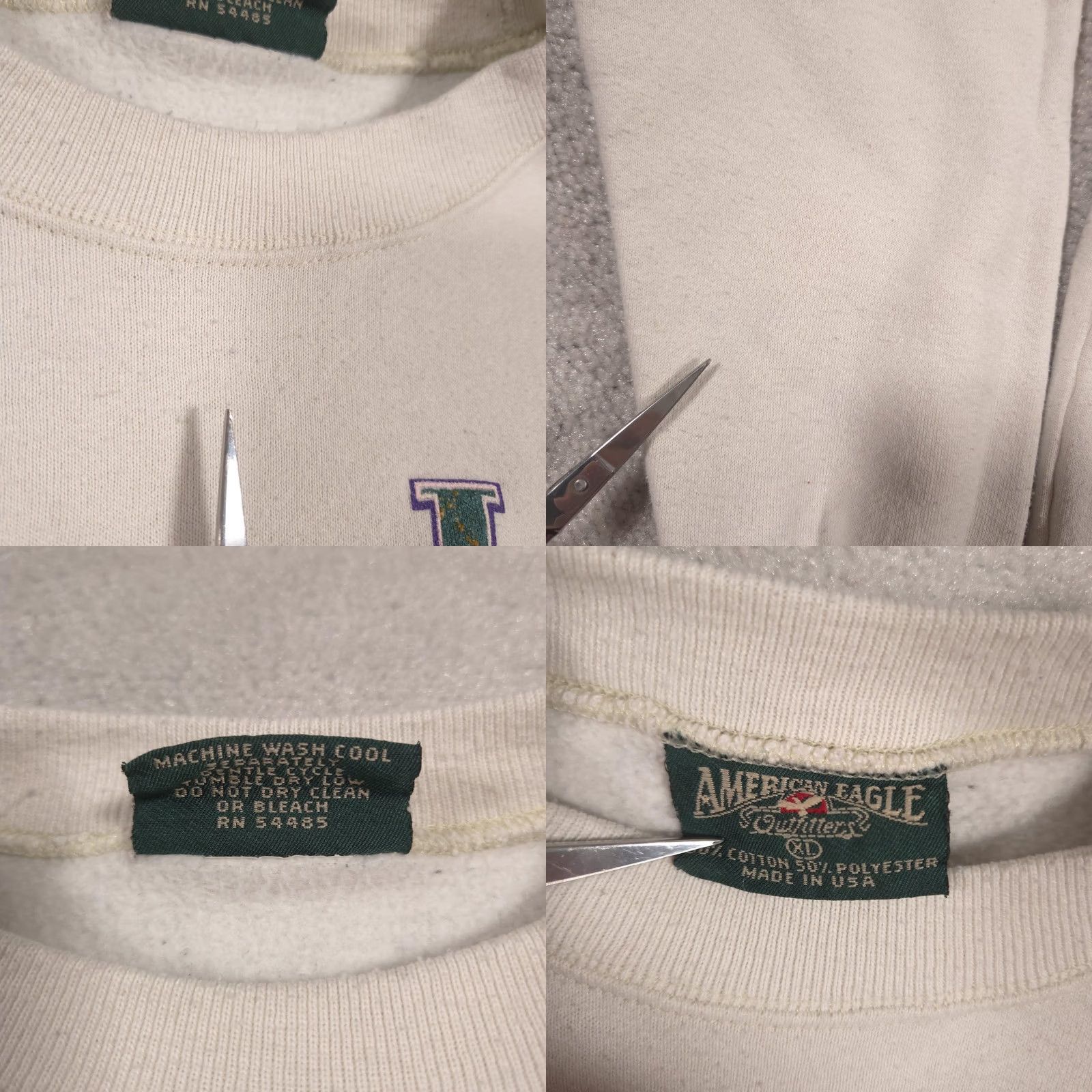 American Eagle Outfitters Vintage American Eagle Outfitters Sweatshirt Mens XL White Golf Graphic USA 90s Size US XL / EU 56 / 4 - 7 Thumbnail