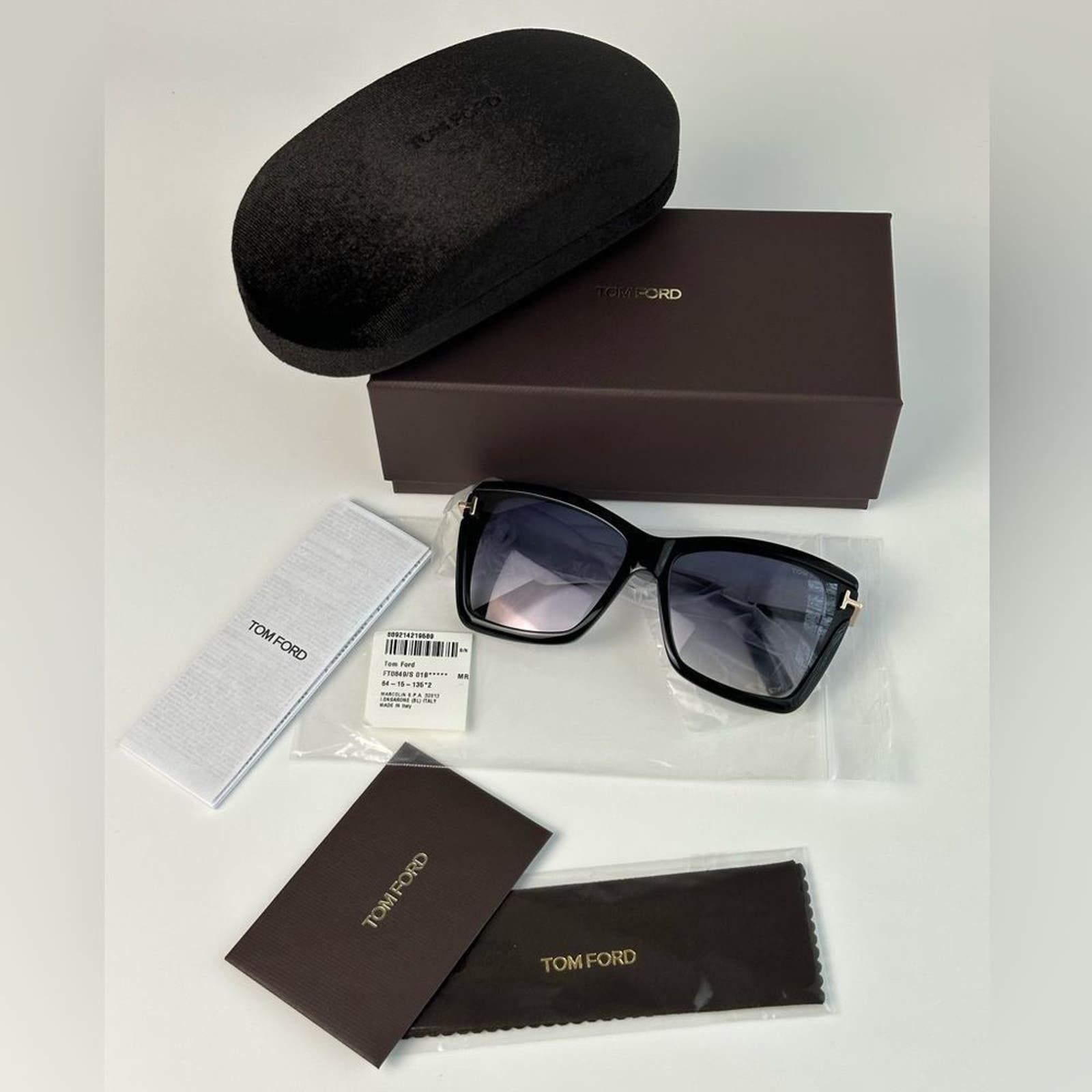 Tom Ford BRAND NEW TOM FORD Leah FT0849/S 01B Black Women Sunglasses |  Grailed