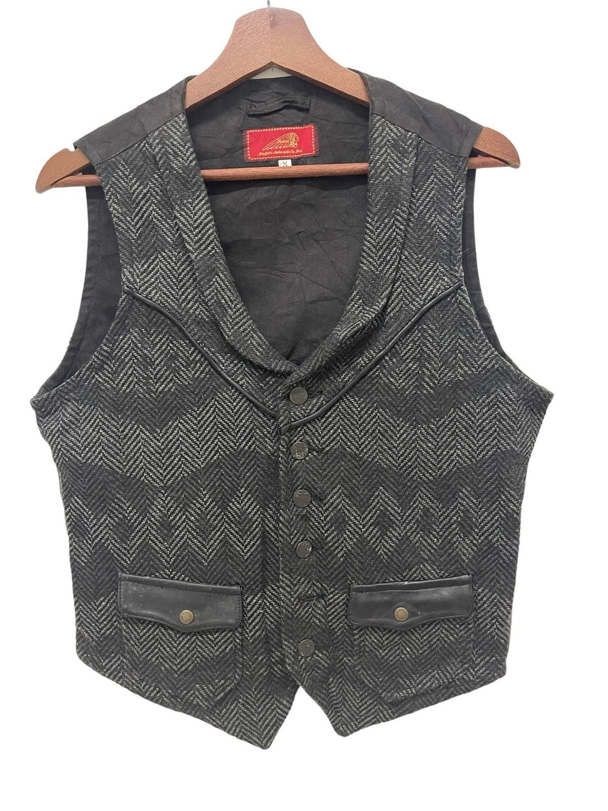 Vintage VINTAGE INDIAN MOTORCYLCLE NAVAJO VEST STREETWEAR Size US M / EU 48-50 / 2 - 1 Thumbnail