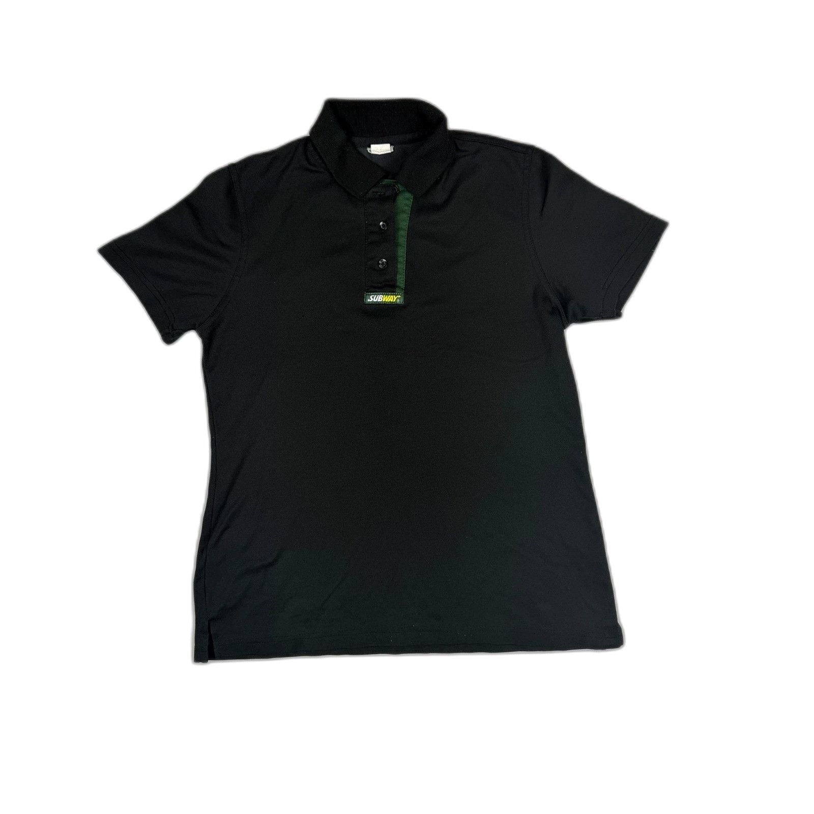 Vintage Subway Sandwich Artist Work Polo Shirt Size XL Black Green Size US XL / EU 56 / 4 - 5 Thumbnail