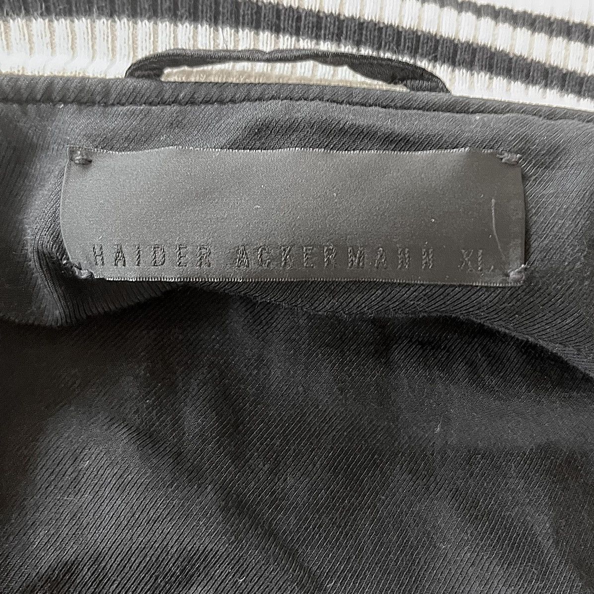 Haider Ackermann SS12 Haider Ackermann Linen Houndstooth Bomber Size US XL / EU 56 / 4 - 9 Thumbnail