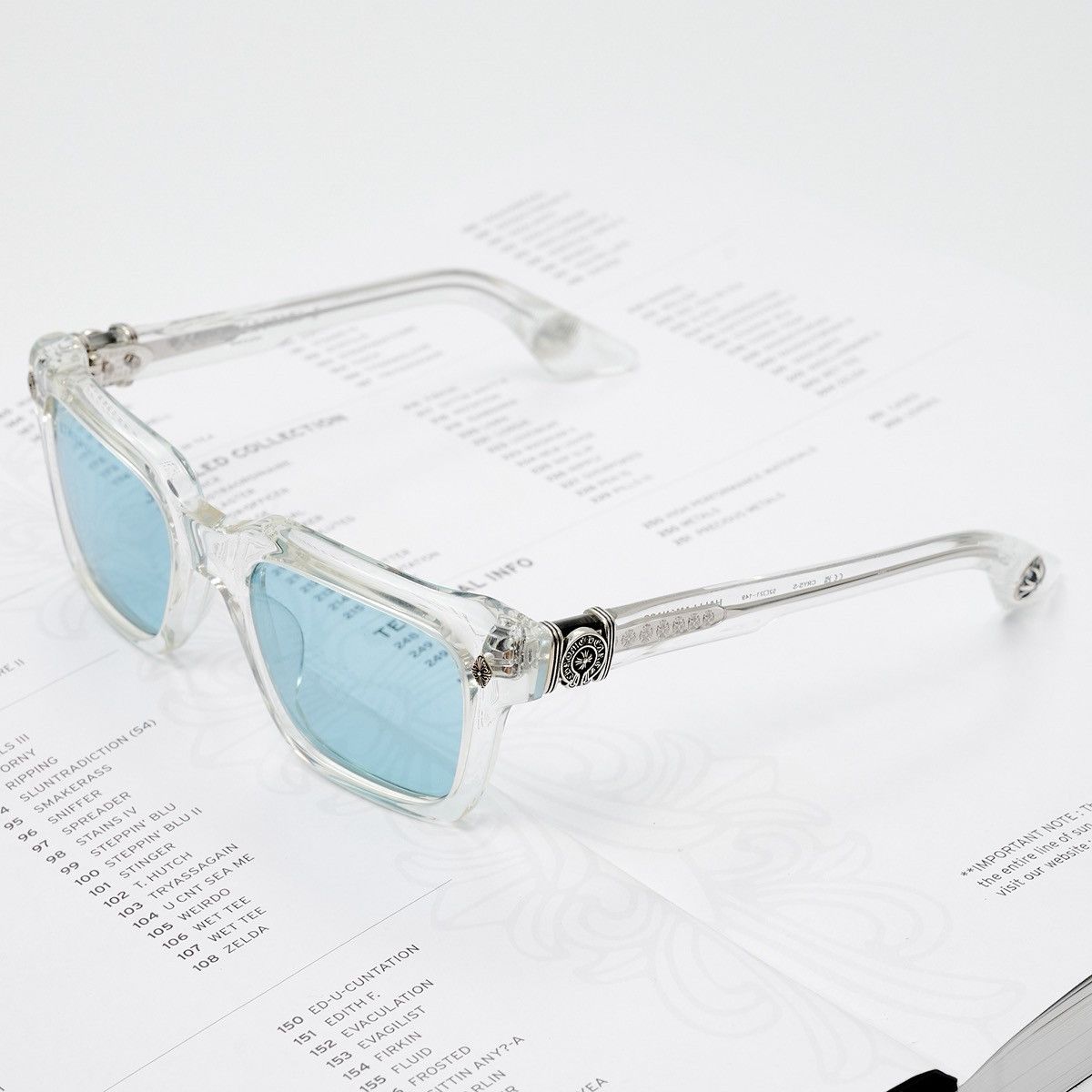 Chrome Hearts CHROME HEARTS HALLLAMANASS CRYSTAL SUNGLASSES Size ONE SIZE - 2 Thumbnail