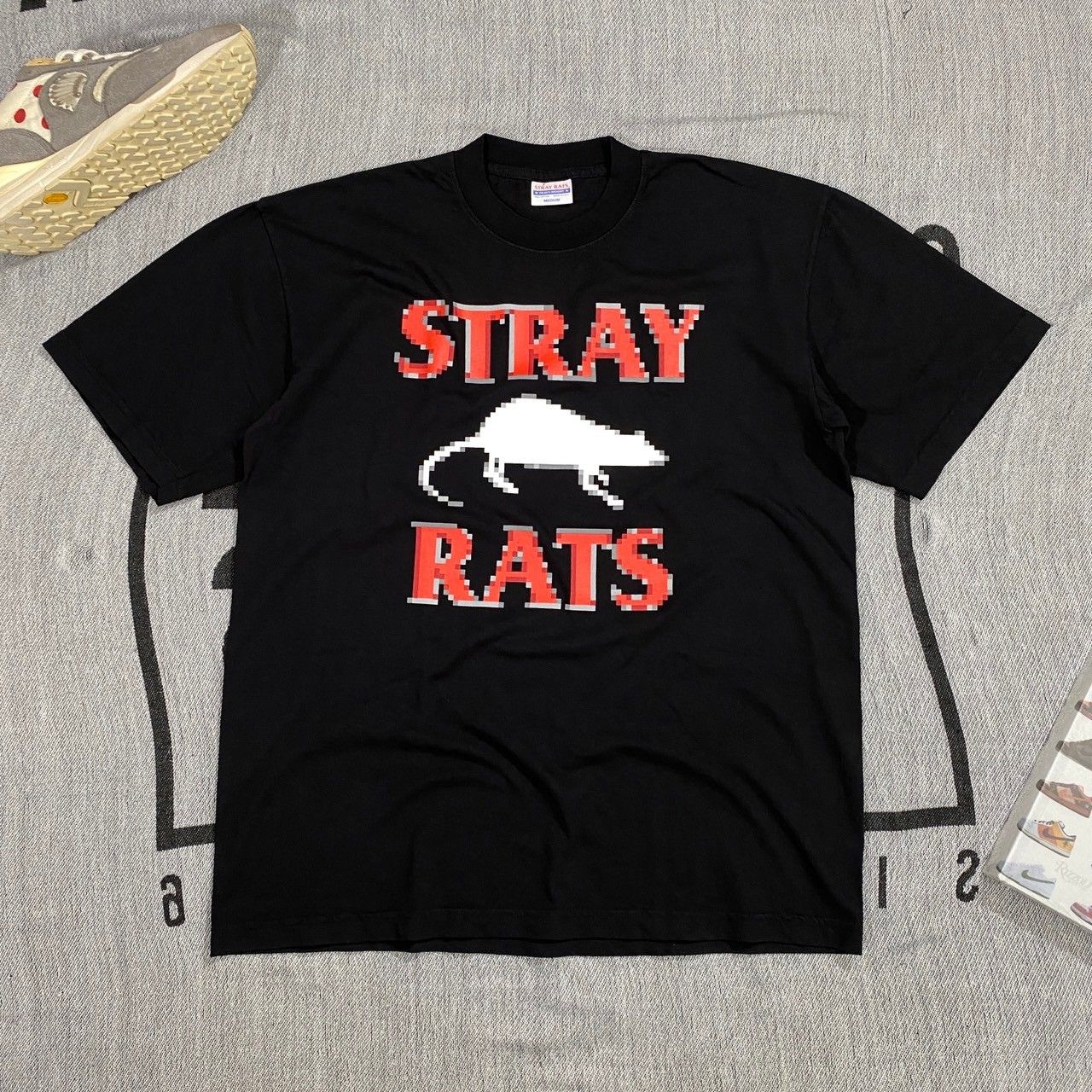 Made In Usa × Stray Rats × Streetwear HYPE ?Stray Rats Pixel Logo 