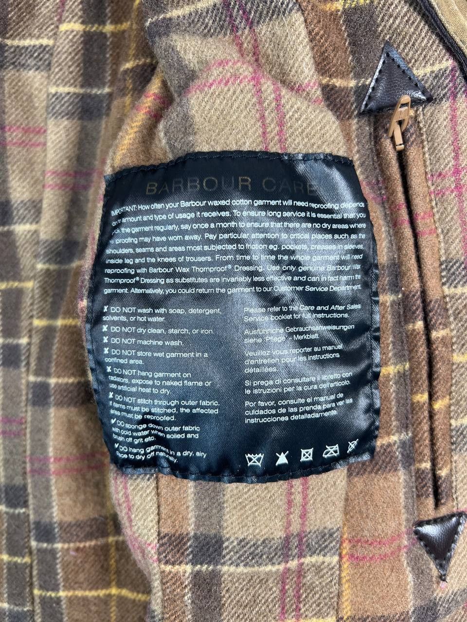 Barbour Barbour Waxed Cotton Coat Jacket Womens Size Uk 10 Size L / US 10 / IT 46 - 8 Thumbnail