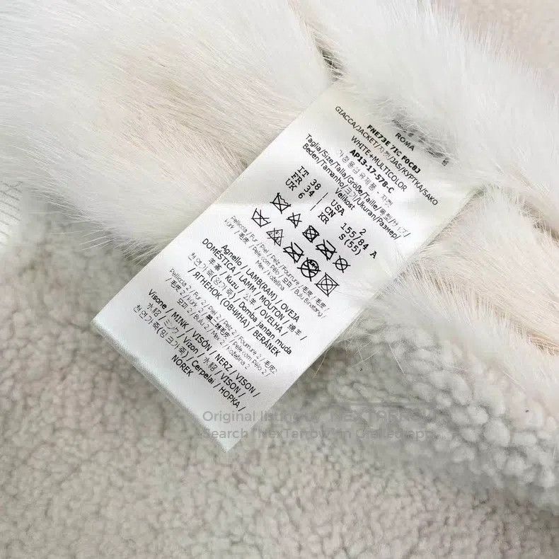 Fendi Fendi Cashmere, Little Monster fur, Sable fur patch coat Size XXS / US 00 / IT 34 - 4 Thumbnail