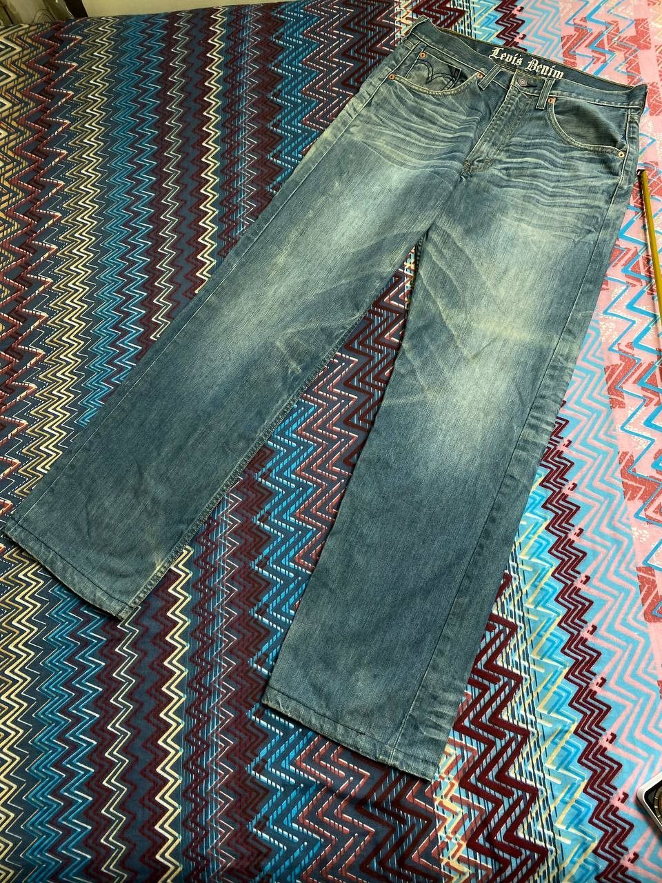 Levi's × Vintage Vintage Levis jeans stoned wash distressed Size US 32 / EU 48 - 20 Thumbnail