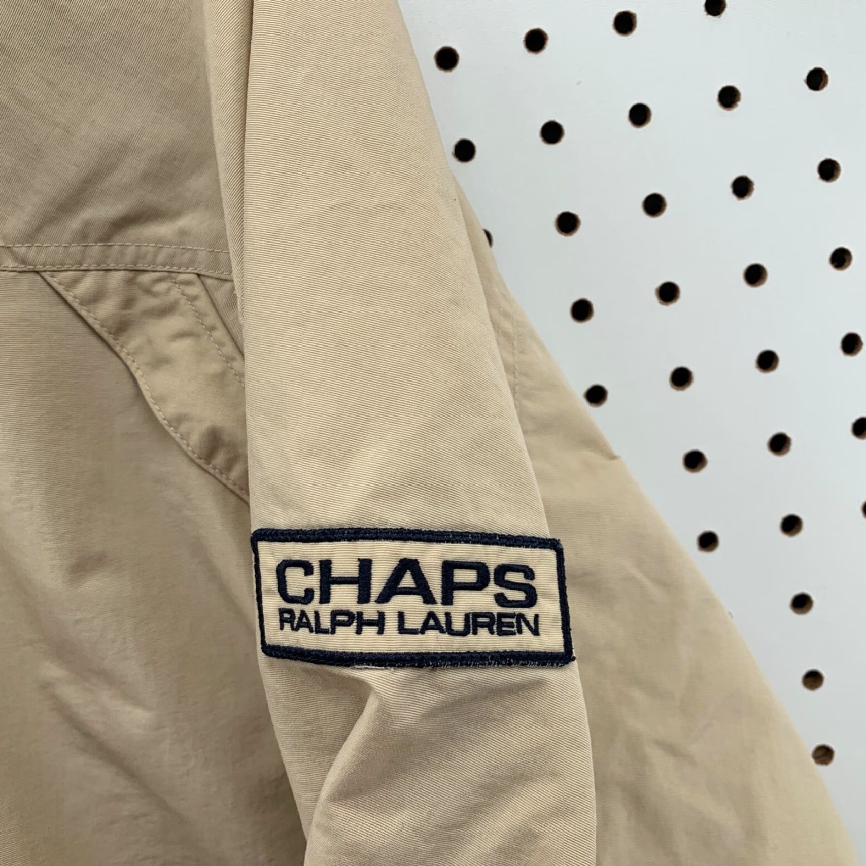 Ralph Lauren VINTAGE CHAPS Ralph Lauren Jacket Mens Large Brown Full Zip Vented 26x30 Hooded Size US L / EU 52-54 / 3 - 7 Thumbnail