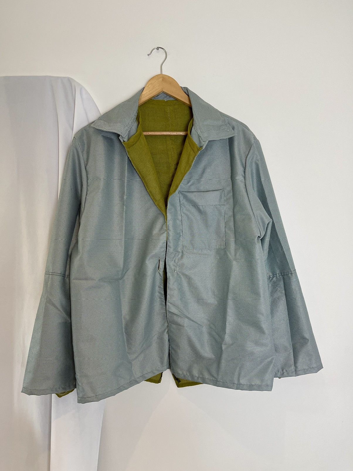 Chorley Aw24 double layer cardigan button shirt jacket reversible Size US L / EU 52-54 / 3 - 5 Thumbnail