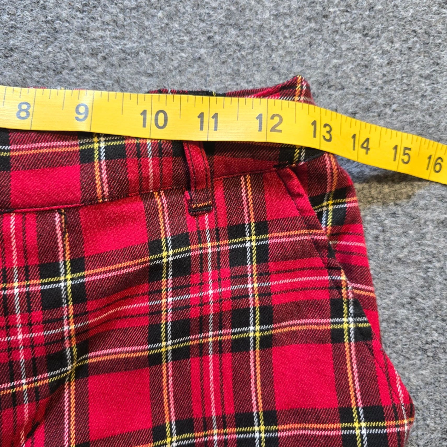 Hot Topic Hot Topic Pants Women S Red Black Plaid Coloblock Tapered Punk Rock Shirt? Size 28" / US 6 / IT 42 - 5 Thumbnail
