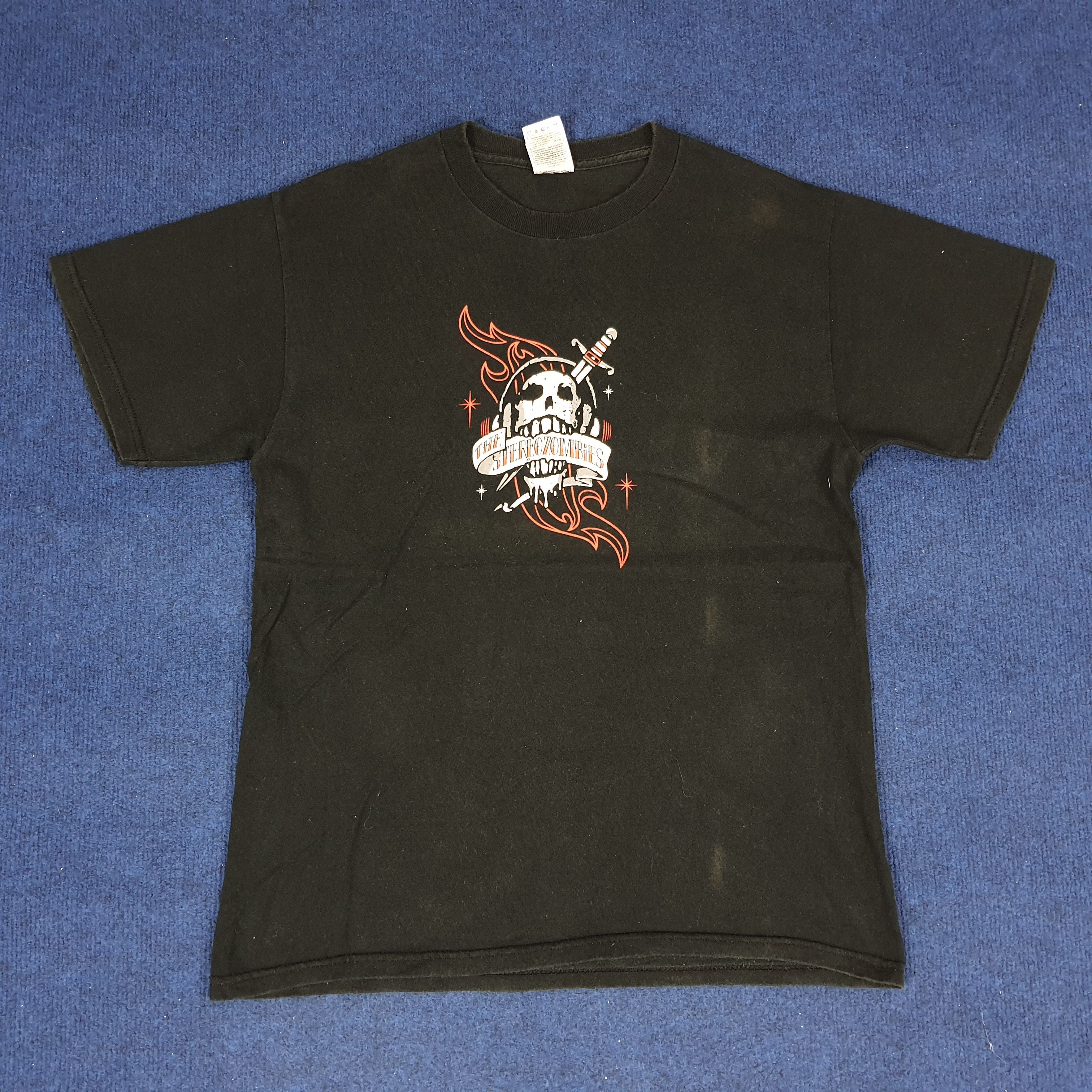 Band Tees × Vintage Vintage The Stereozombies Skull Music Tees Size US M / EU 48-50 / 2 - 1 Thumbnail
