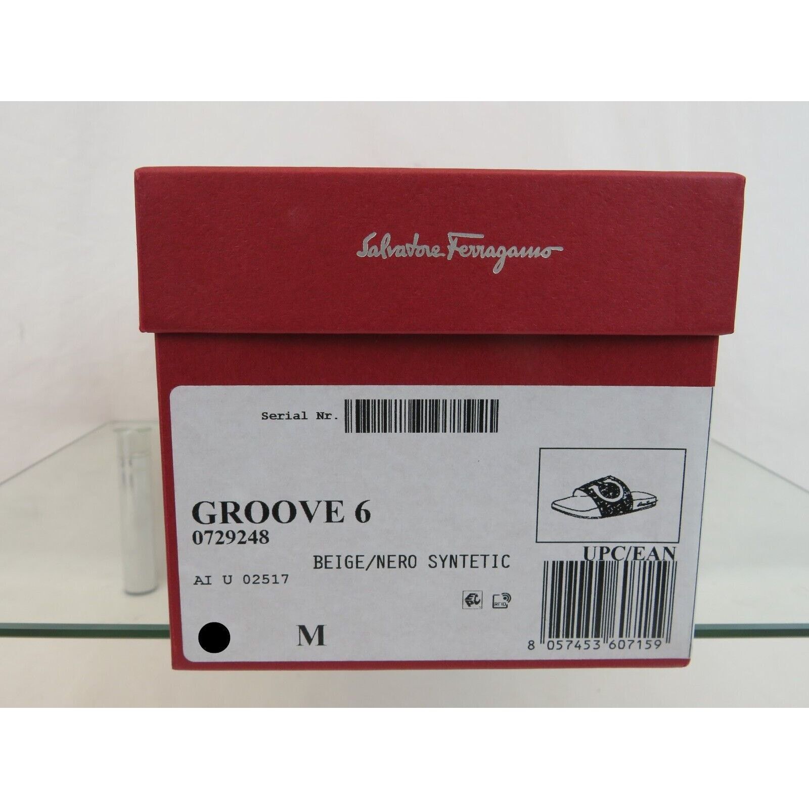 Salvatore Ferragamo FERRAGAMO GROOVE 6 BEIGE BLACK GANCINI LOGO SANDALS 10 Size US 10 / EU 43 - 14 Thumbnail
